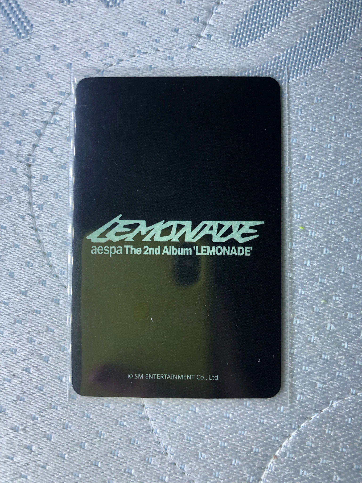aespa Karina aespa - Karina - Lemonade Album apple music lucky draw (LD) round 2 mutant version listing photo 2
