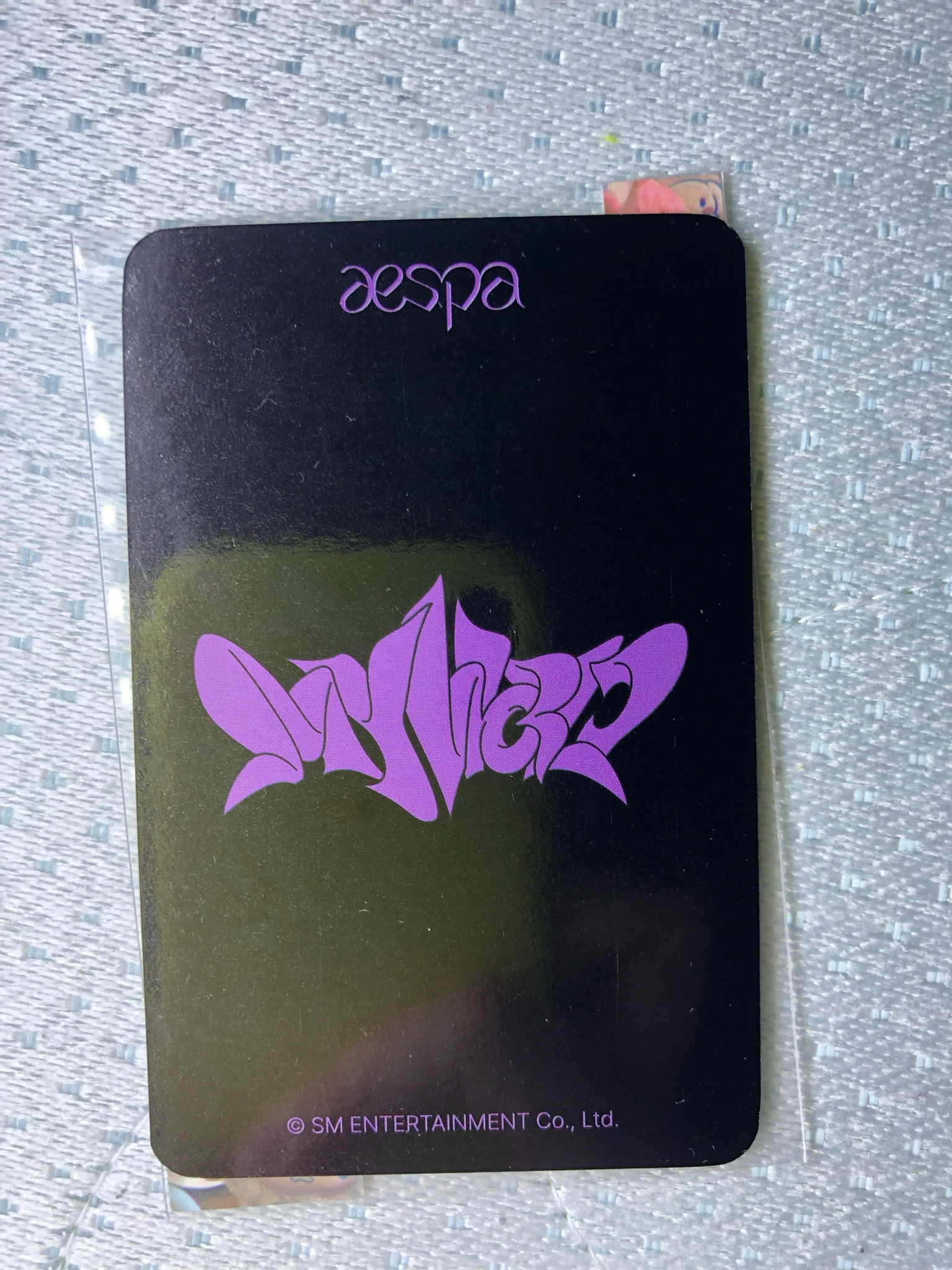 aespa Karina aespa - Karina - My World Album lucky draw everline listing photo 2
