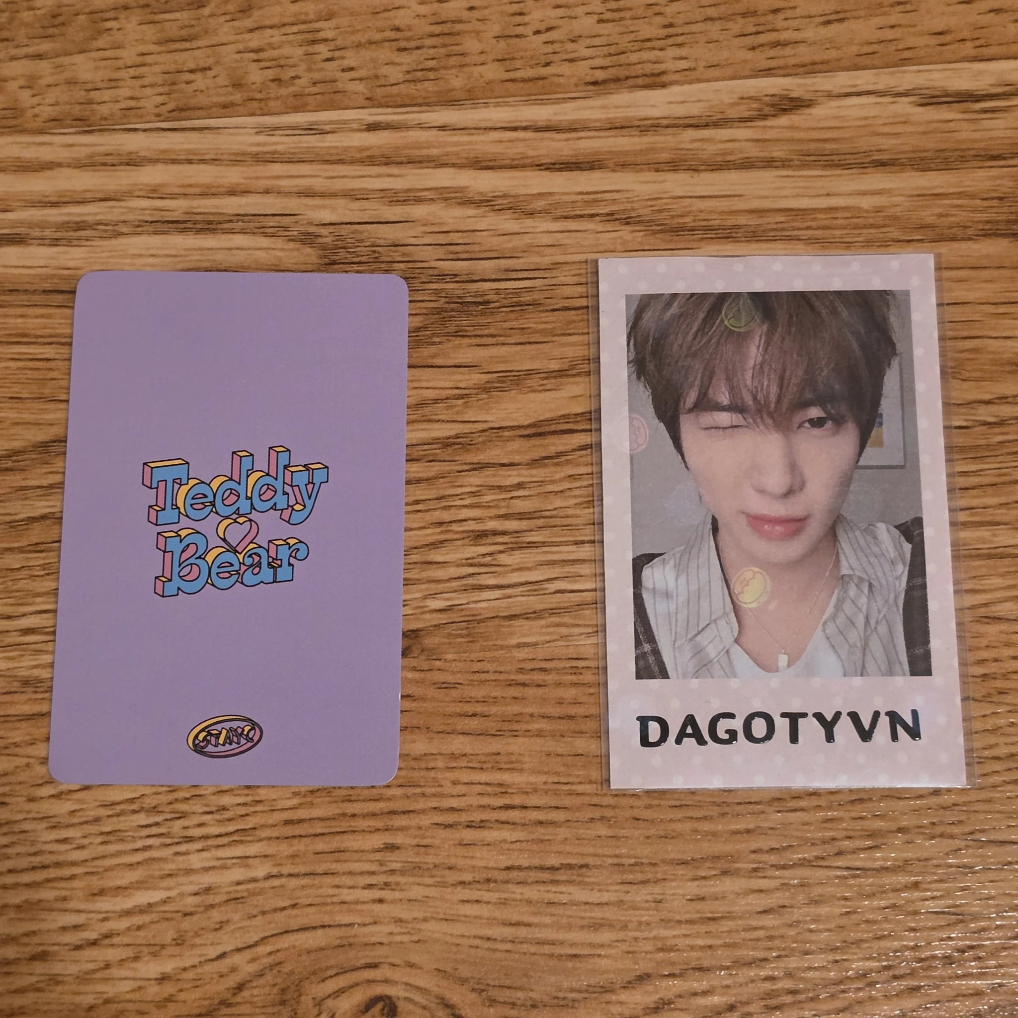 STAYC Sumin STAYC - Sumin - Teddy Bear Album purchase benefit merch photocard bellygom listing photo 2