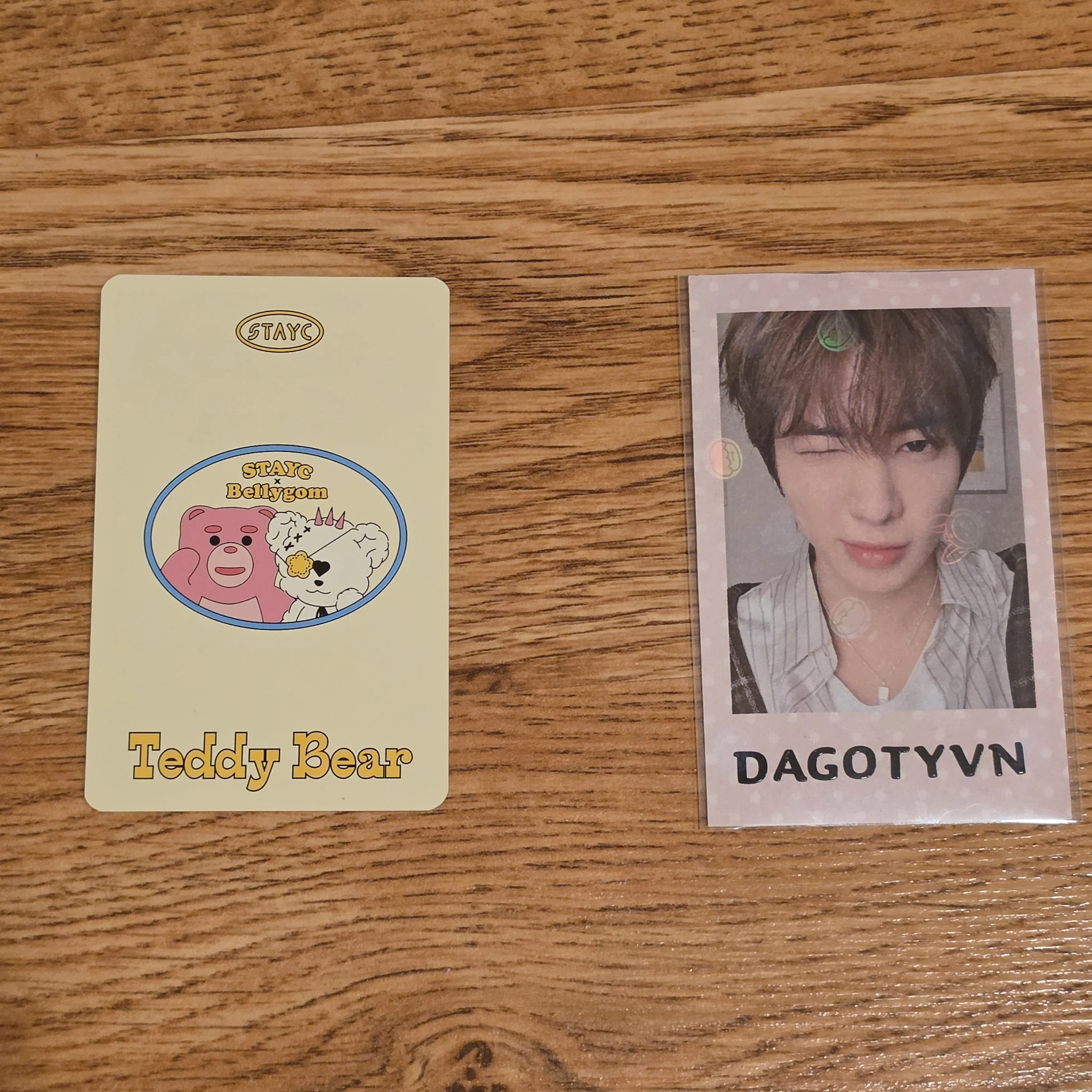 STAYC J STAYC - J - Teddy Bear Album bellygom merch photocard photocard set mini l-holder B version listing photo 2