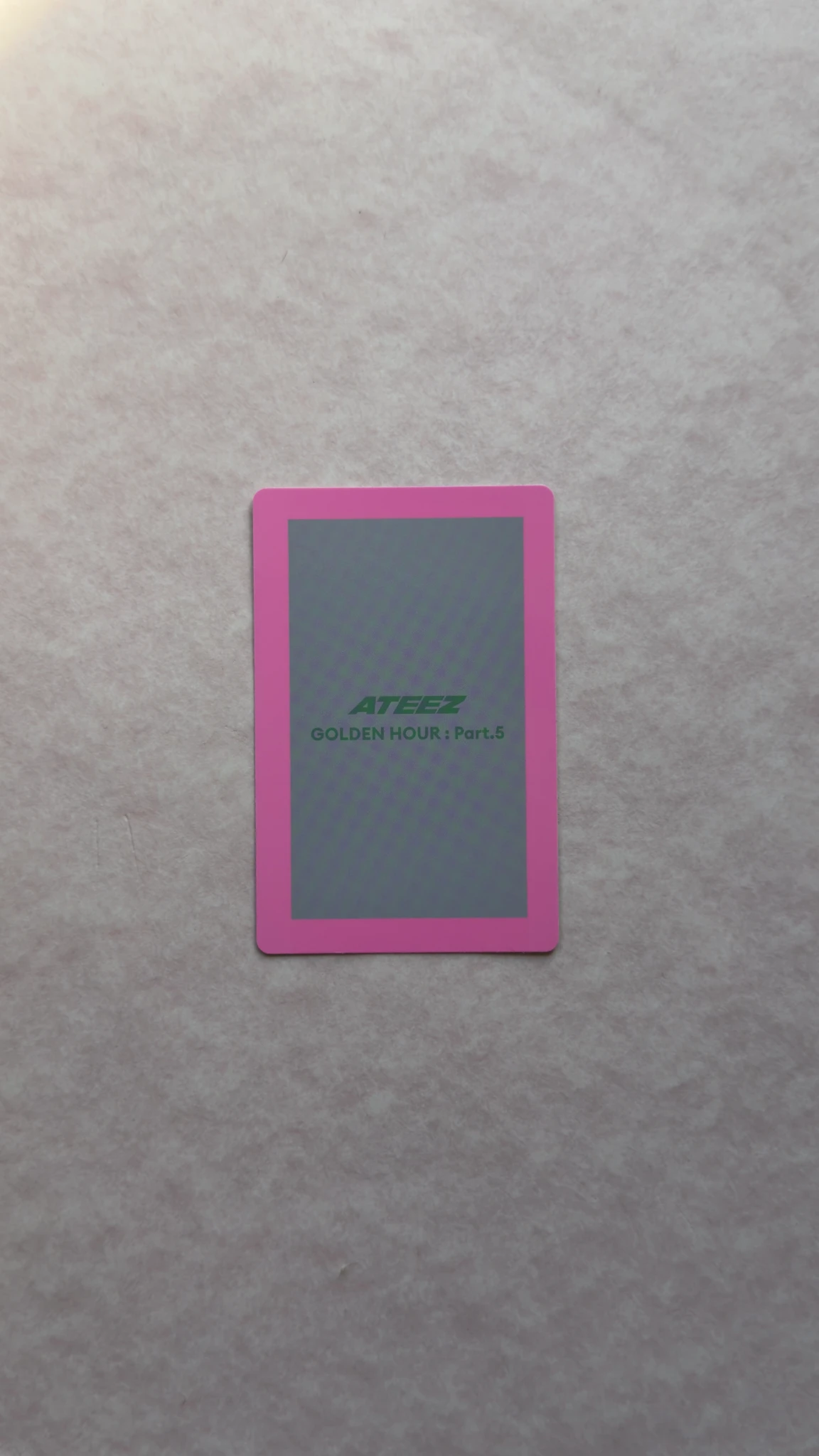 ATEEZ Seonghwa ATEEZ - Seonghwa - GOLDEN HOUR : Part.5 Album album photocard A version listing photo 2