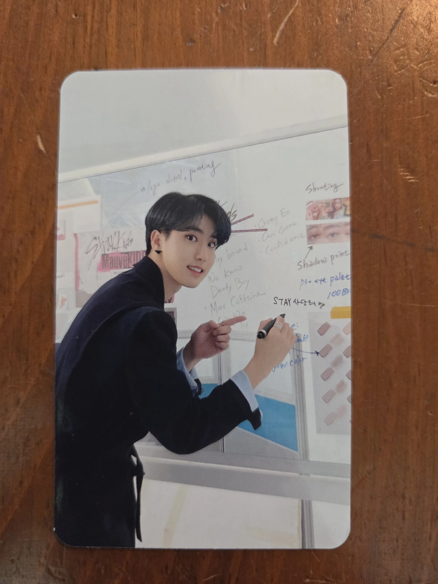 Stray Kids HAN Stray Kids - HAN - CLIO x Stray Kids Other brand collaboration office version double-sided listing photo 2