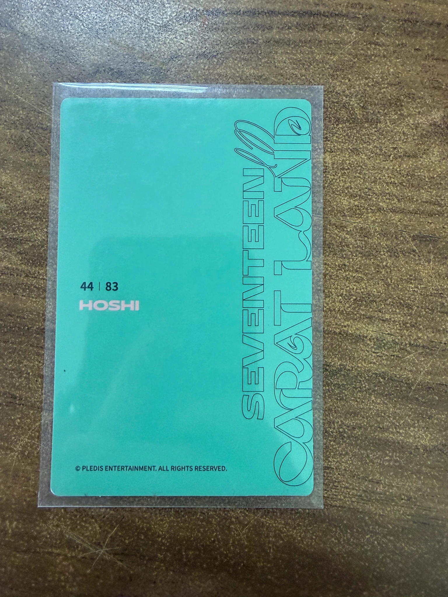 SEVENTEEN Hoshi SEVENTEEN - Hoshi - 2022 6TH SVT IN CARAT LAND Event trading card merch photocard listing photo 2