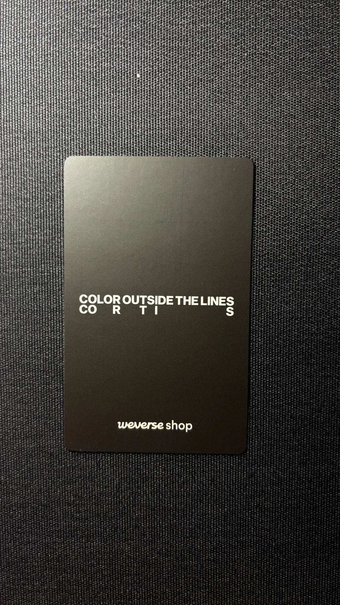 CORTIS Martin CORTIS - Martin - COLOR OUTSIDE THE LINES  Album weverse fansign pre-order benefit (pob) listing photo 2