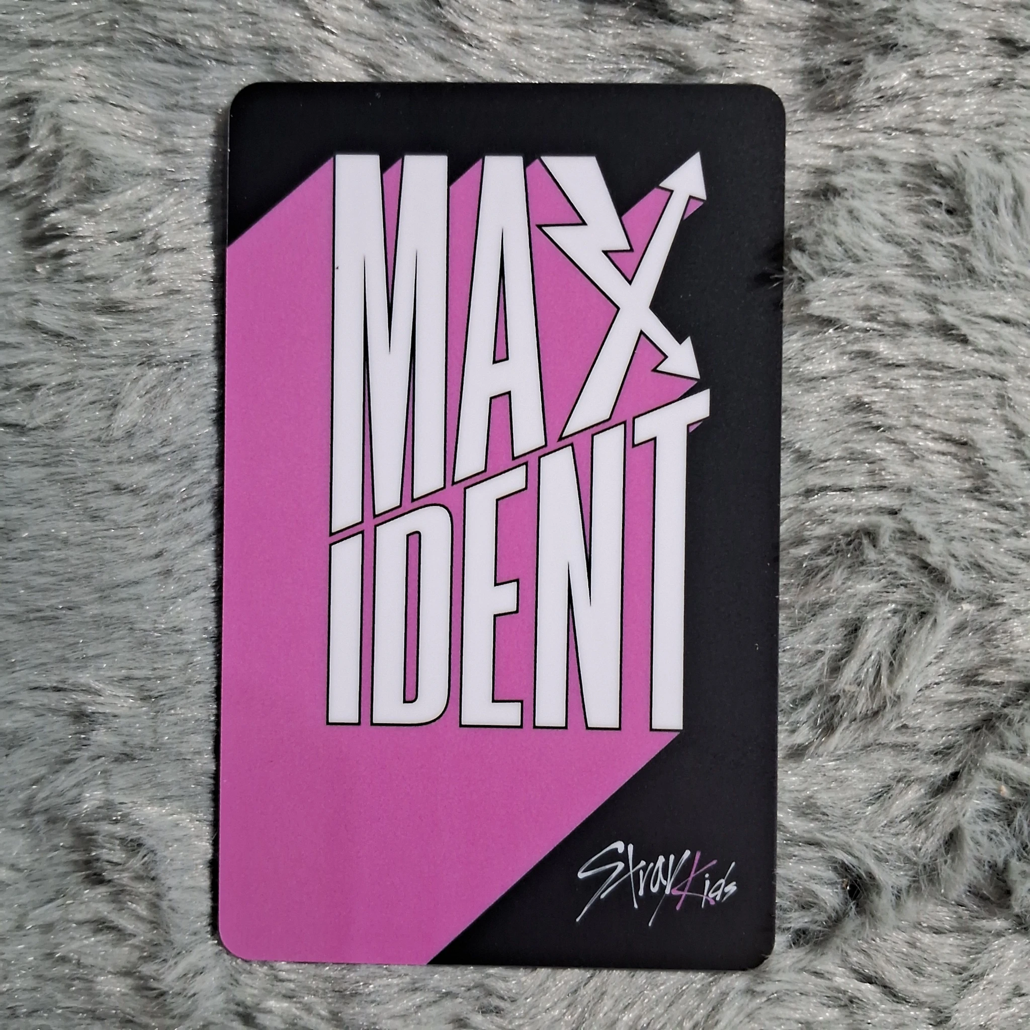 Stray Kids Bang Chan Stray Kids - Bang Chan - Maxident Album soundwave lucky draw round 2 pvc card listing photo 2