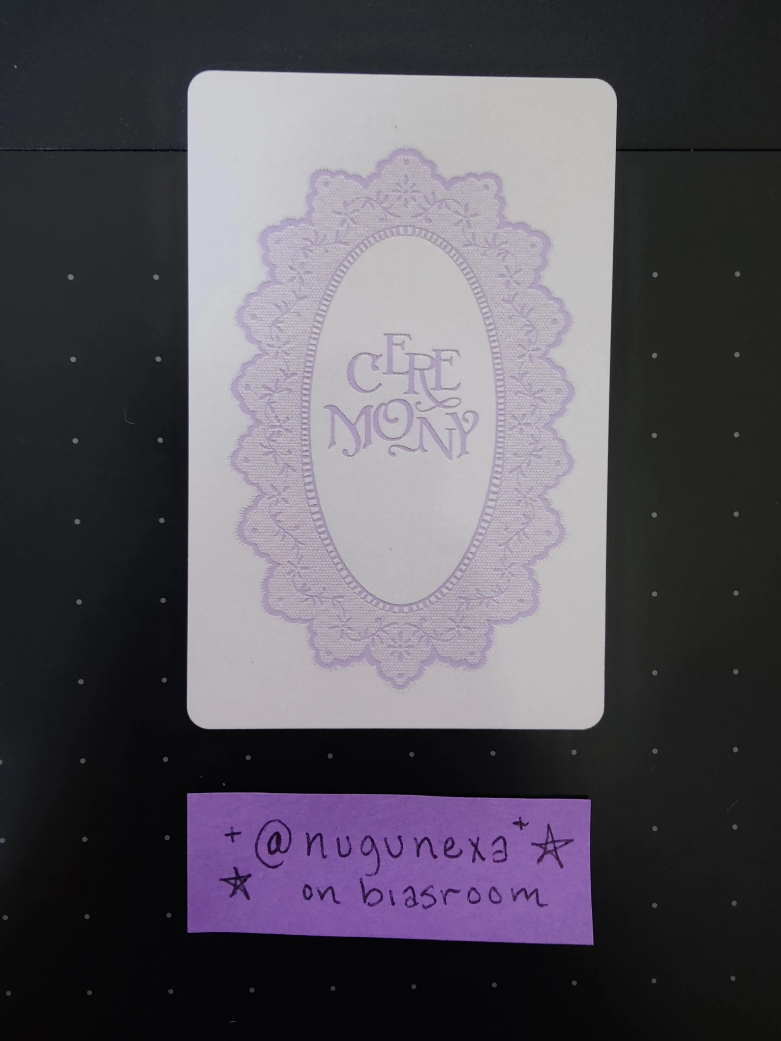 QWER Magenta QWER - Magenta - CEREMONY  Album album photocard listing photo 2