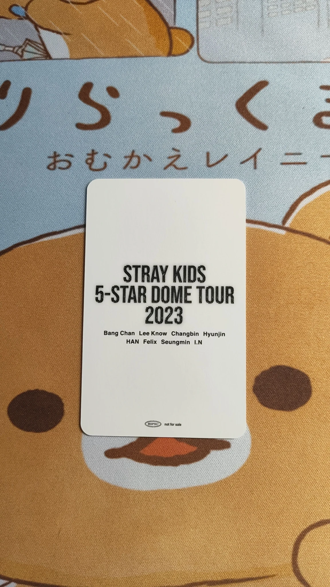 Stray Kids Seungmin Stray Kids - Seungmin - 5-Star Dome Tour 2023 Event osaka day 1 purchase benefit venue-limited social path listing photo 2