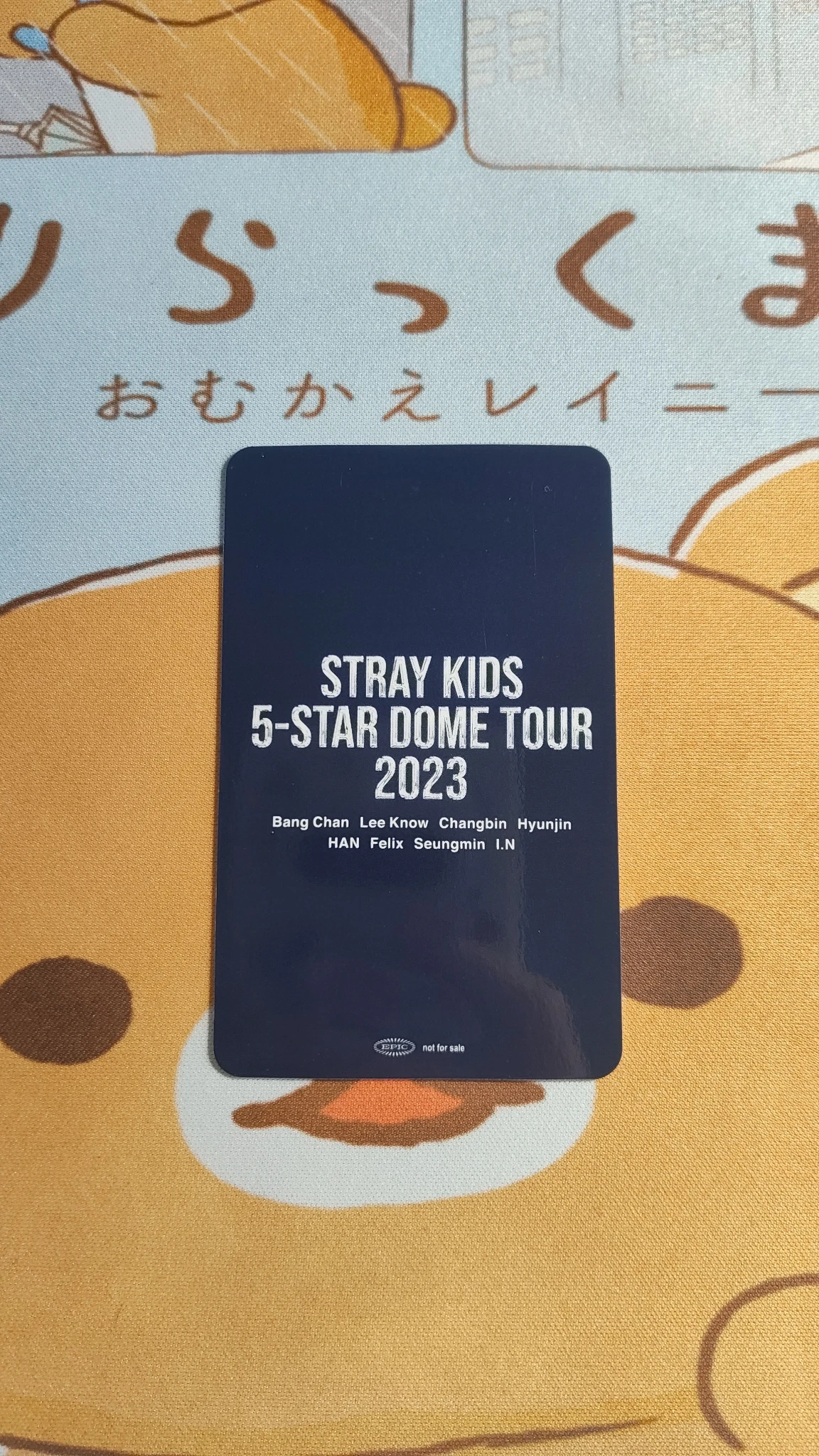 Stray Kids Seungmin Stray Kids - Seungmin - 5-Star Dome Tour 2023 Event tokyo day 2 purchase benefit venue-limited social path listing photo 2