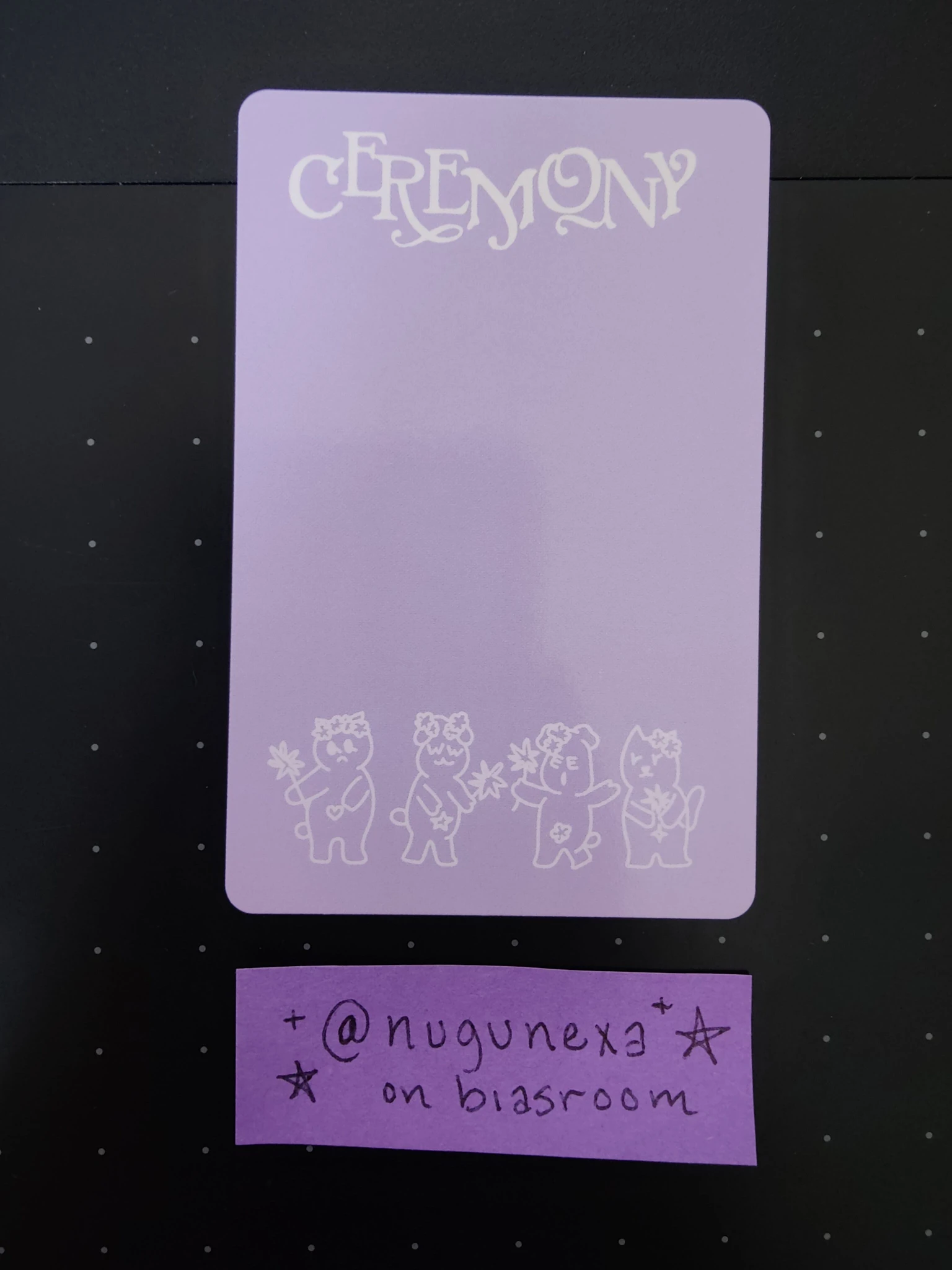 QWER Magenta QWER - Magenta - CEREMONY  Album album photocard listing photo 2