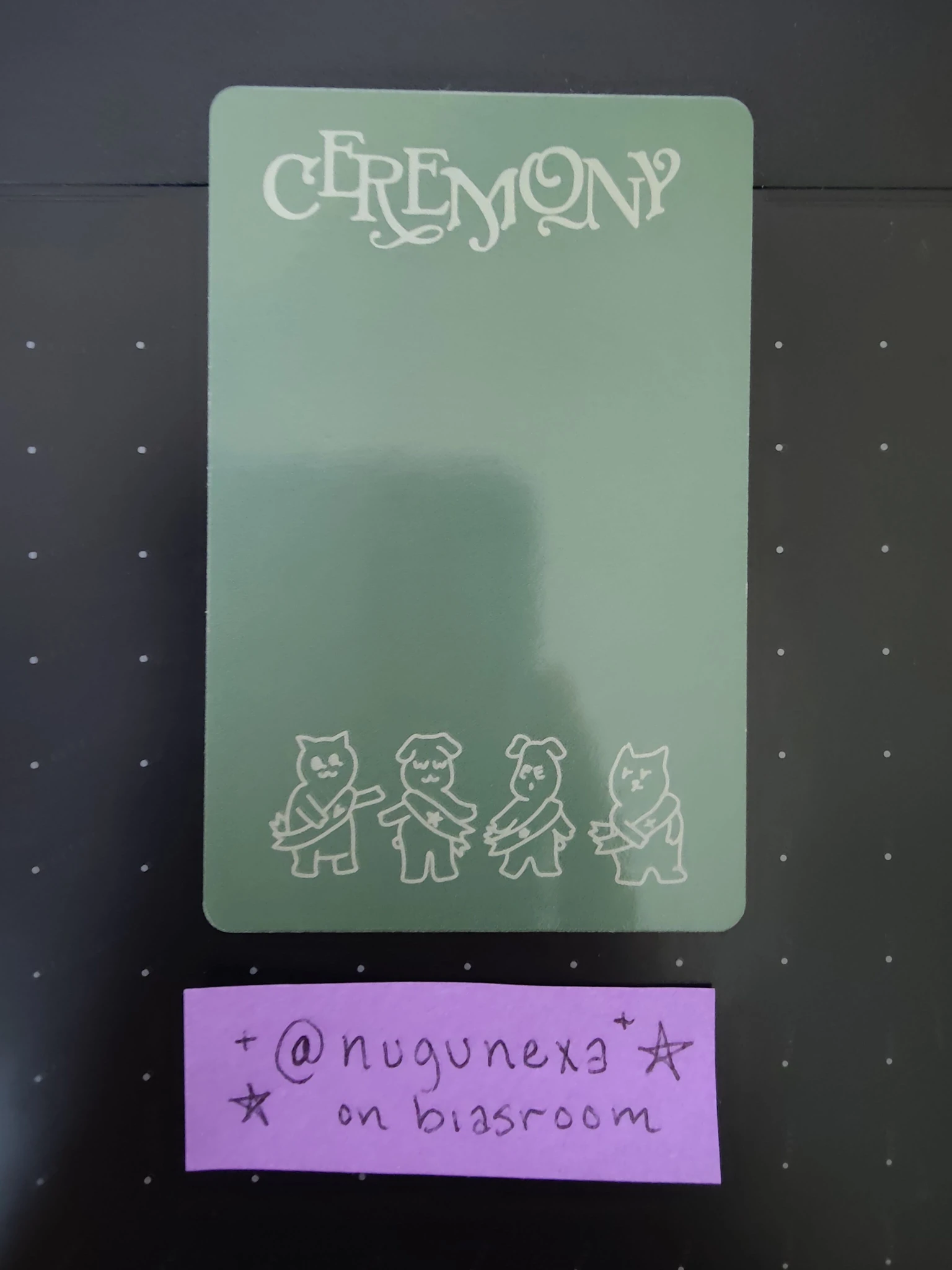 QWER Chodan QWER - Chodan - CEREMONY  Album album photocard listing photo 2