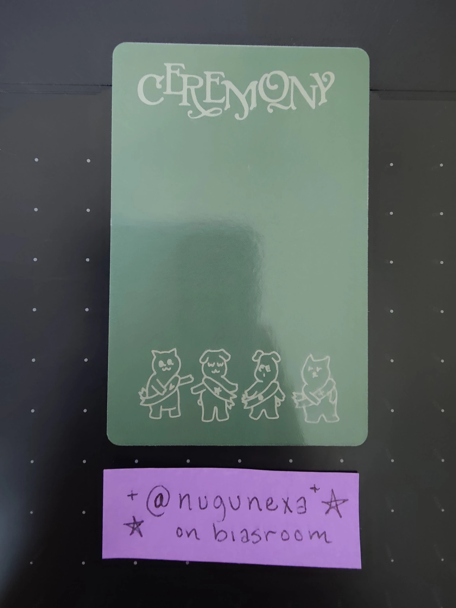 QWER Magenta QWER - Magenta - CEREMONY  Album album photocard listing photo 2