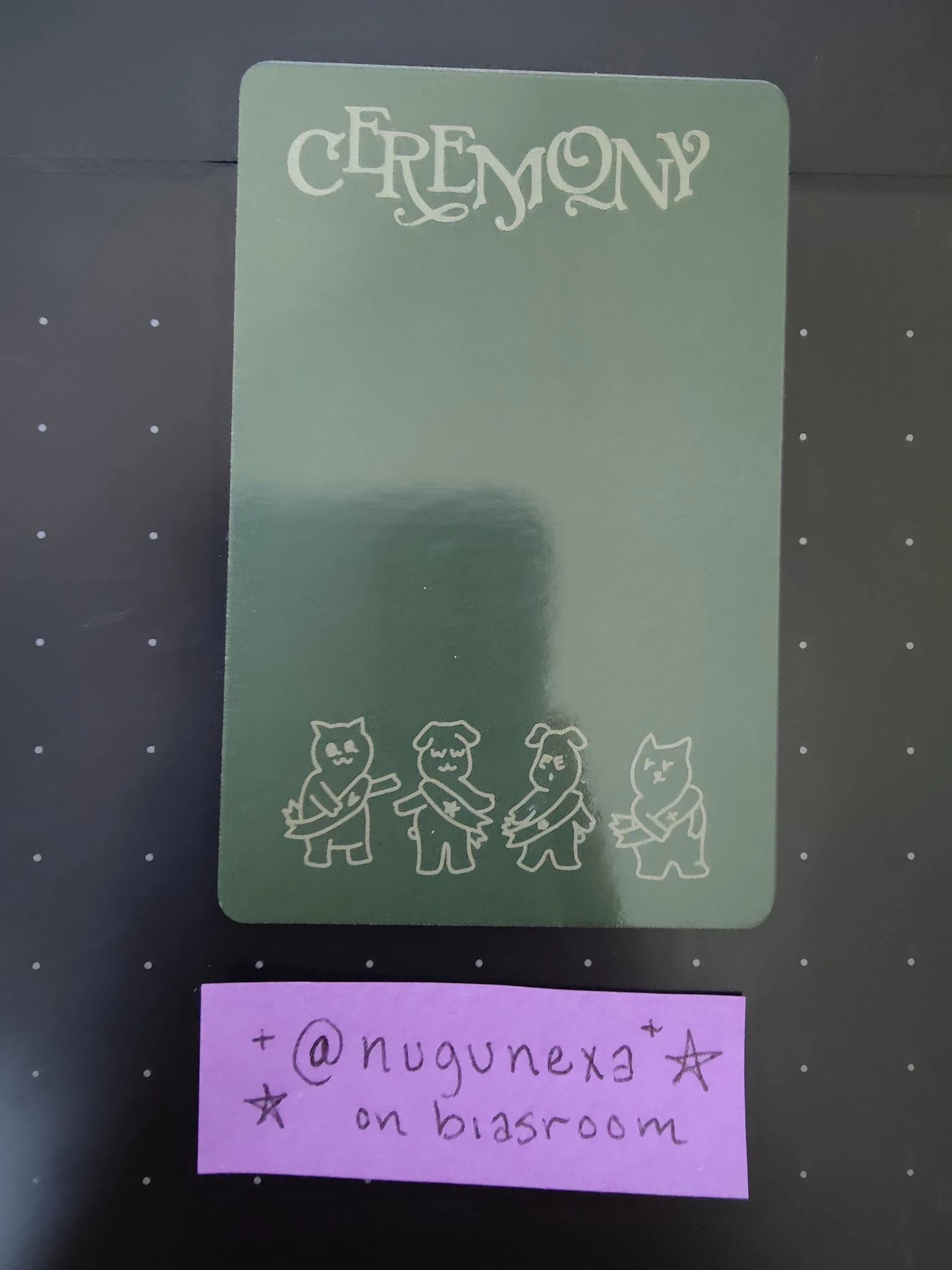 QWER Hina QWER - Hina - CEREMONY  Album album photocard listing photo 2
