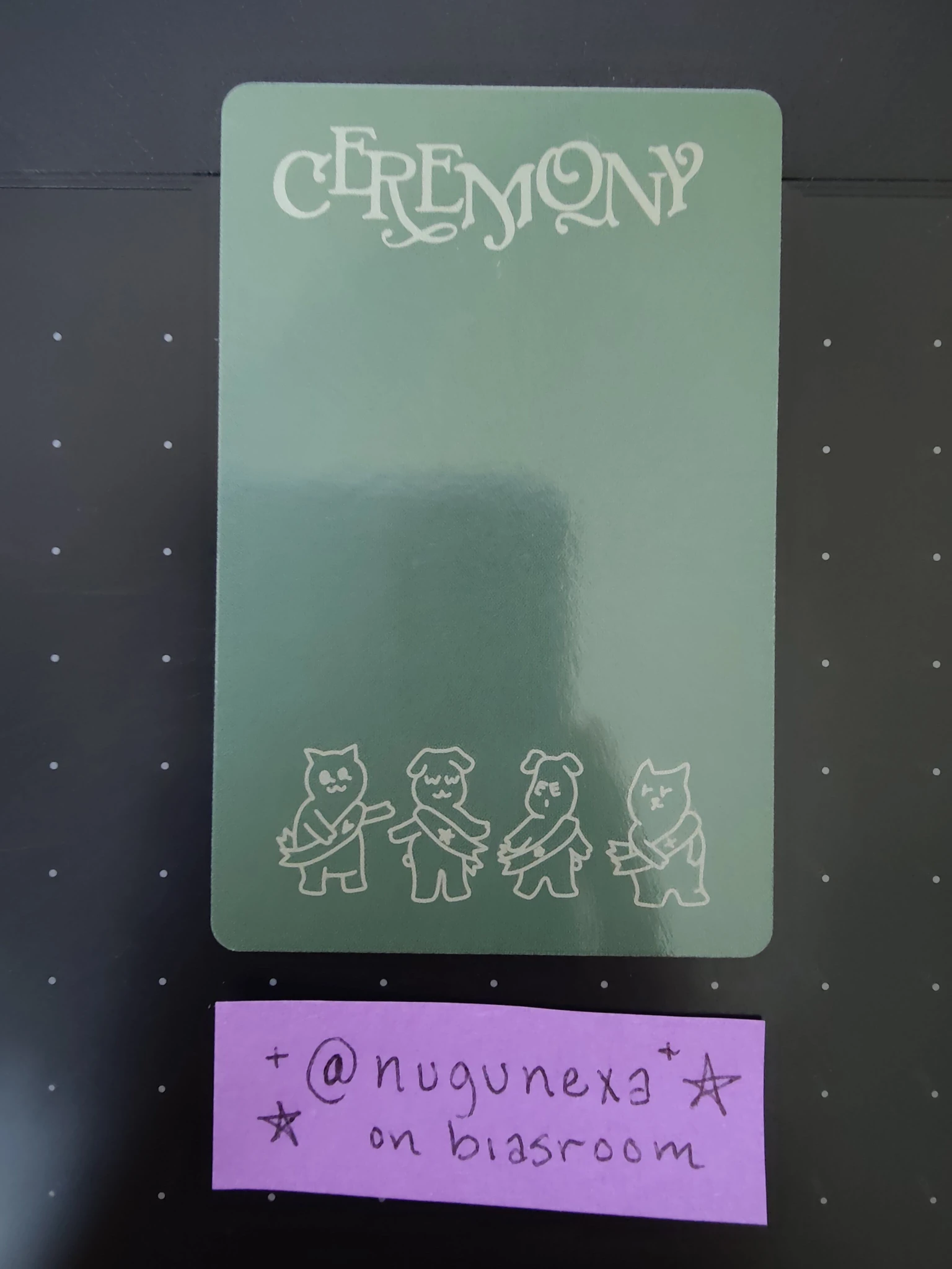 QWER Siyeon QWER - Siyeon - CEREMONY Album album photocard listing photo 2