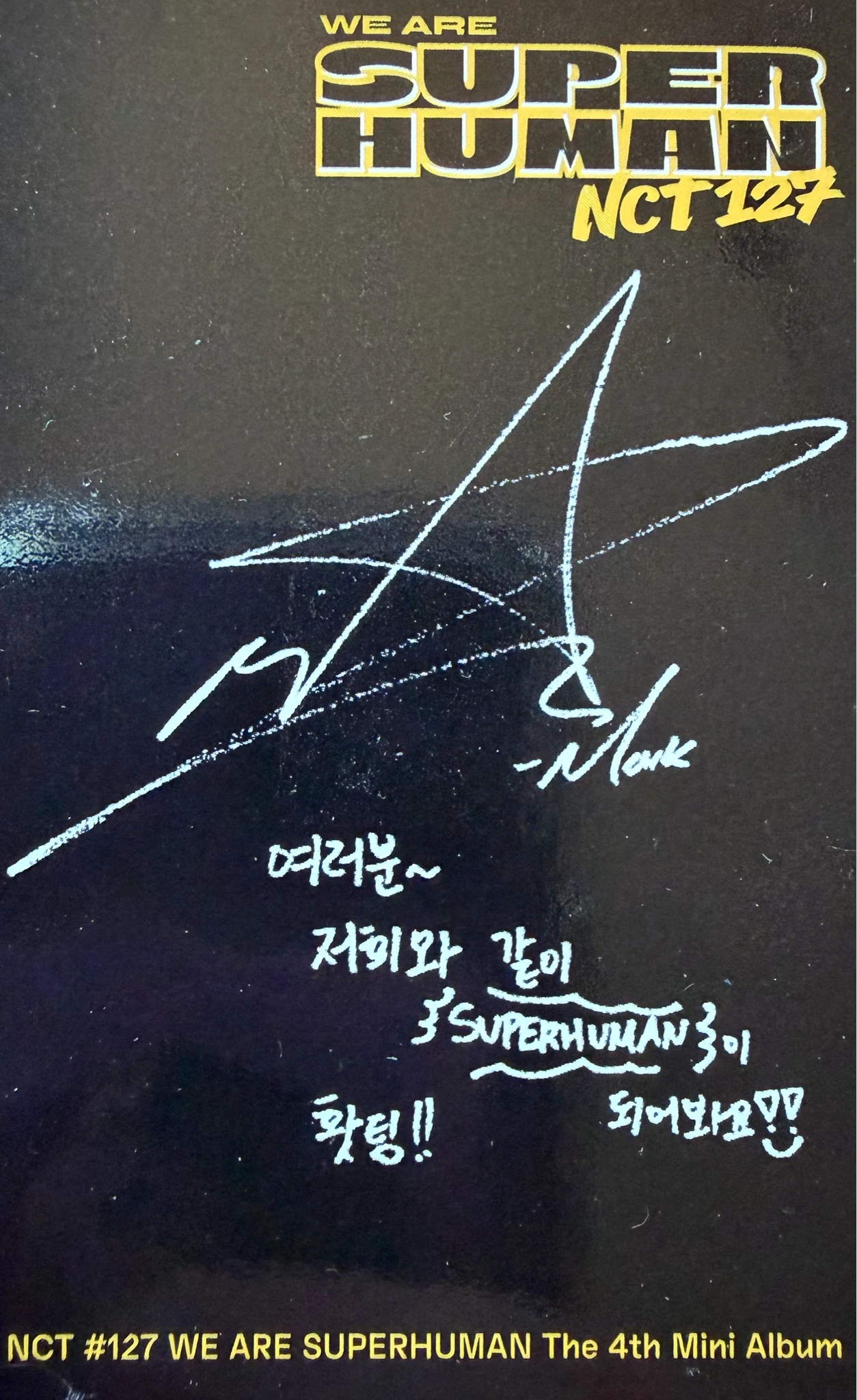 NCT 127 Mark NCT 127 - Mark  - We Are Superhuman Album listing photo 2