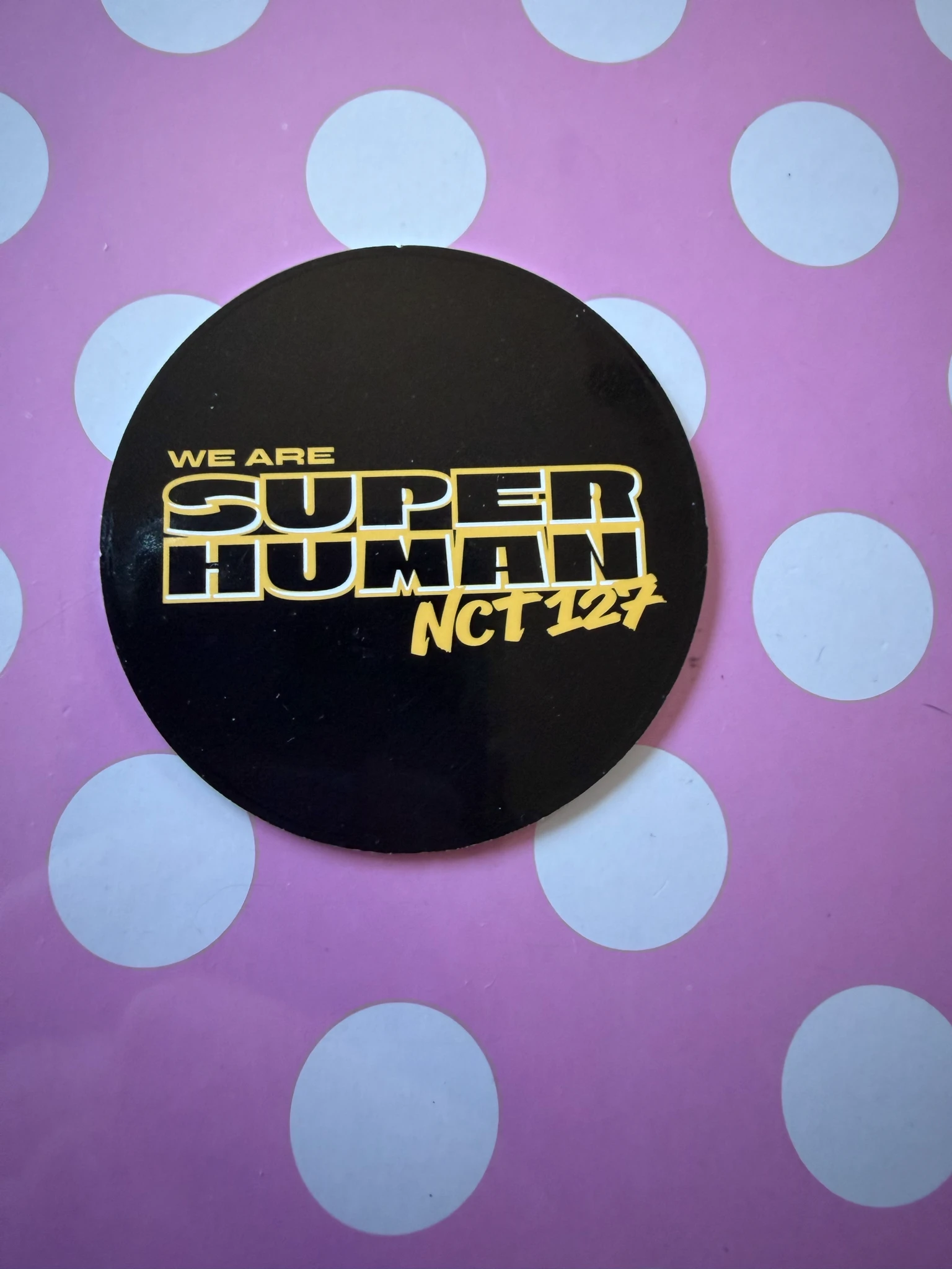 NCT 127 Mark NCT 127 - Mark - Favorite Album circle card holographic (hologram) listing photo 2