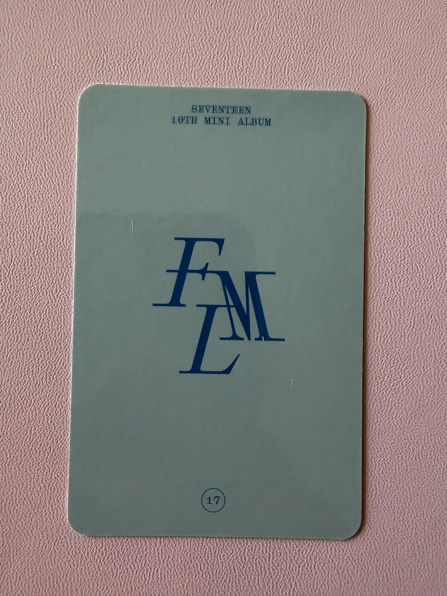 SEVENTEEN Vernon SEVENTEEN - Vernon - FML Album kpopmerch lucky draw (LD) listing photo 2