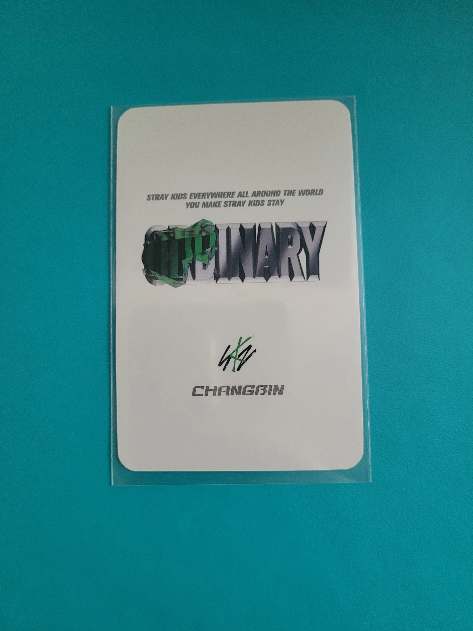 Stray Kids Changbin Stray Kids - Changbin - Oddinary Album soundwave lucky draw listing photo 2