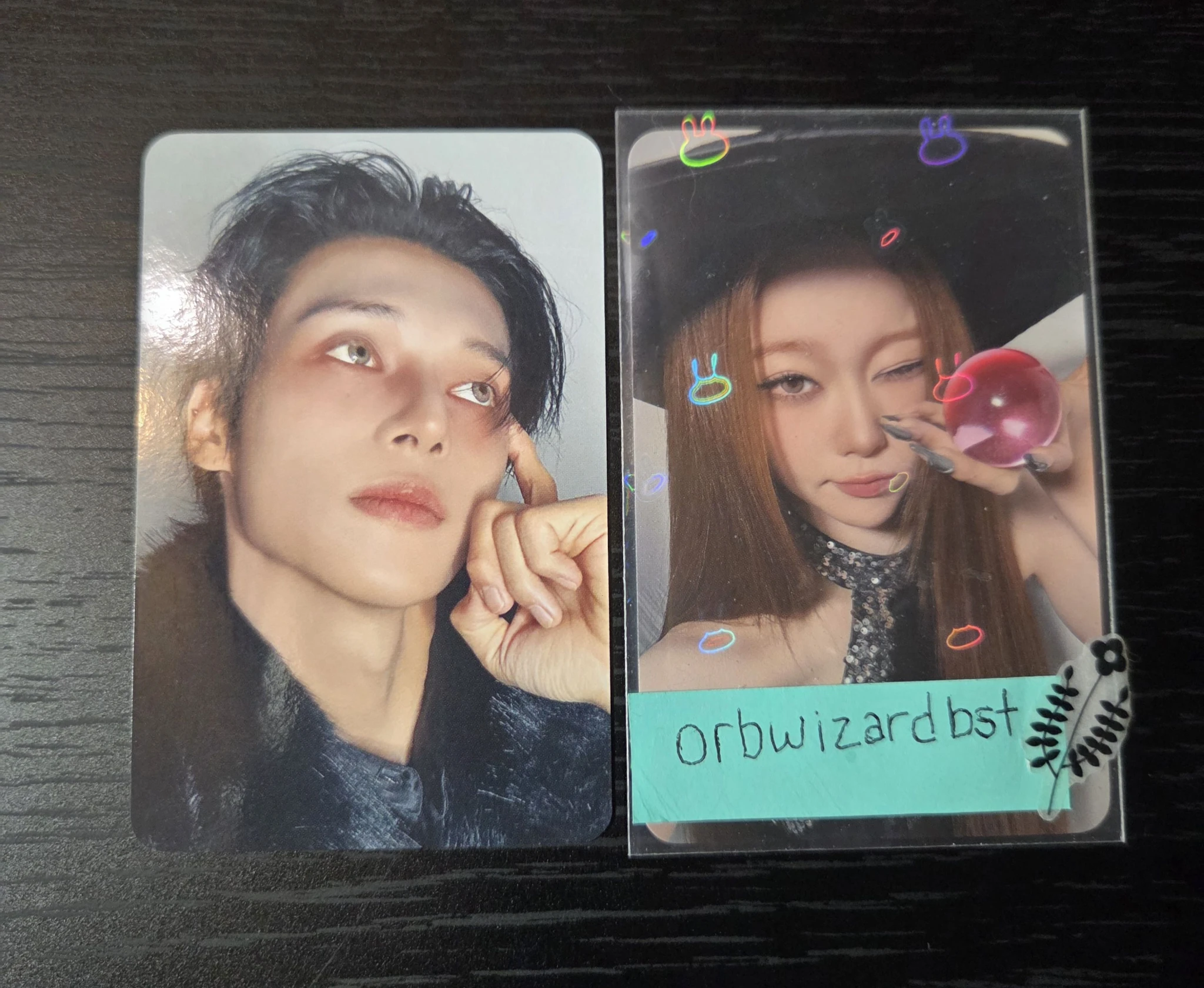 ATEEZ Wooyoung ATEEZ - Wooyoung - Golden Hour : Part.4 Album round 2 makestar fansign listing photo 2