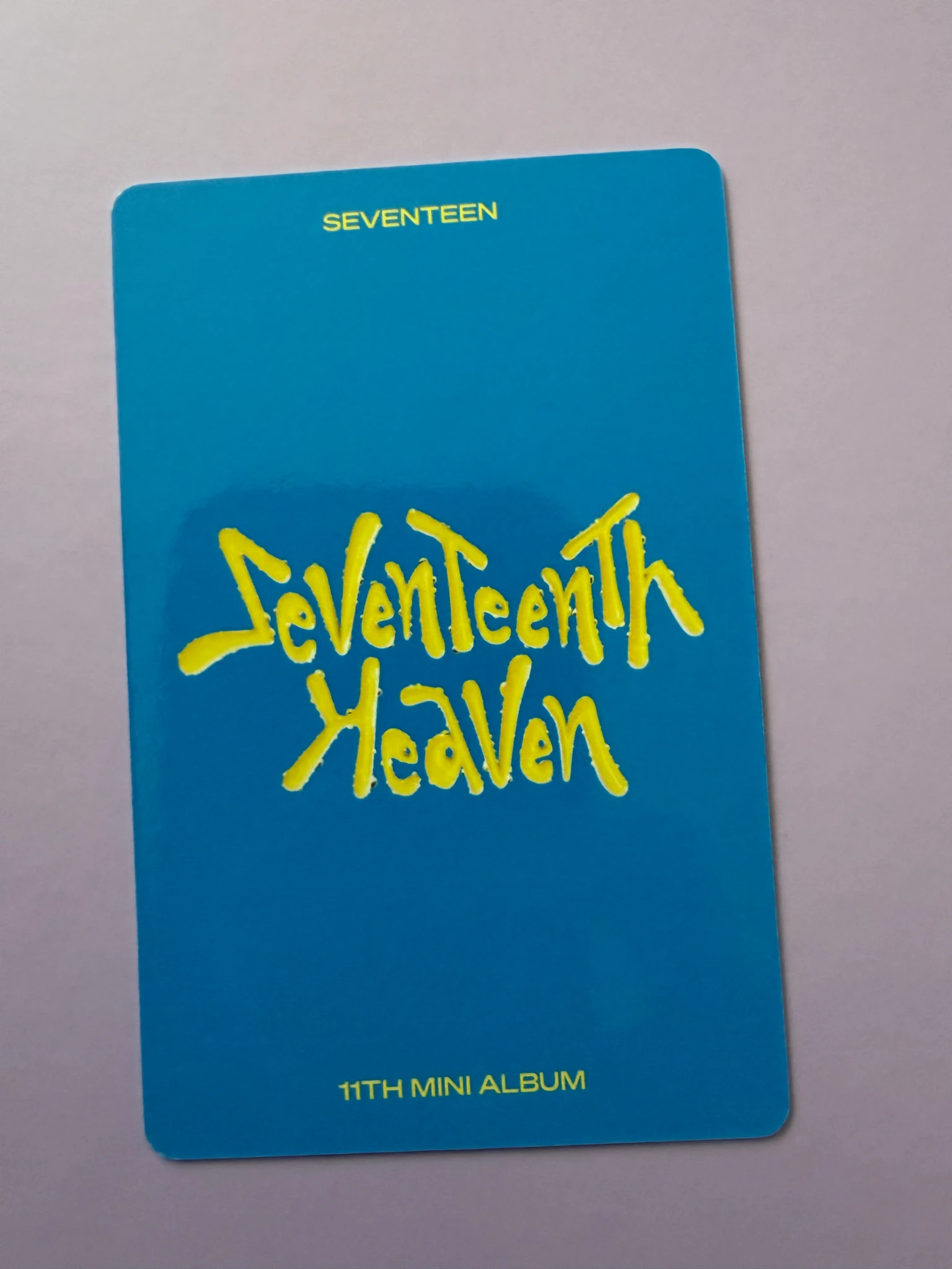 SEVENTEEN Vernon SEVENTEEN - Vernon - Seventeenth Heaven Album listing photo 2