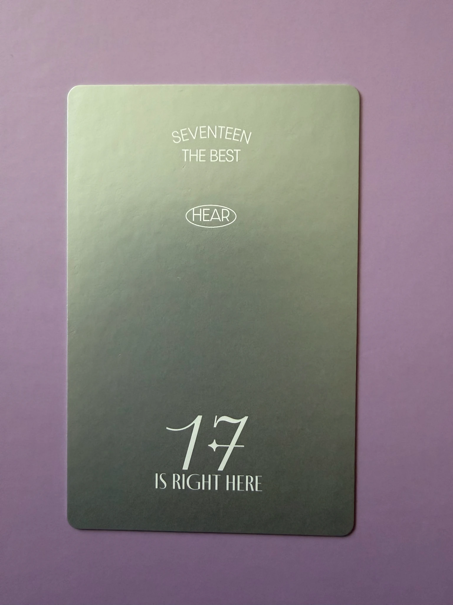 SEVENTEEN Wonwoo SEVENTEEN - Wonwoo - 17 IS RIGHT HERE Album hear version listing photo 2