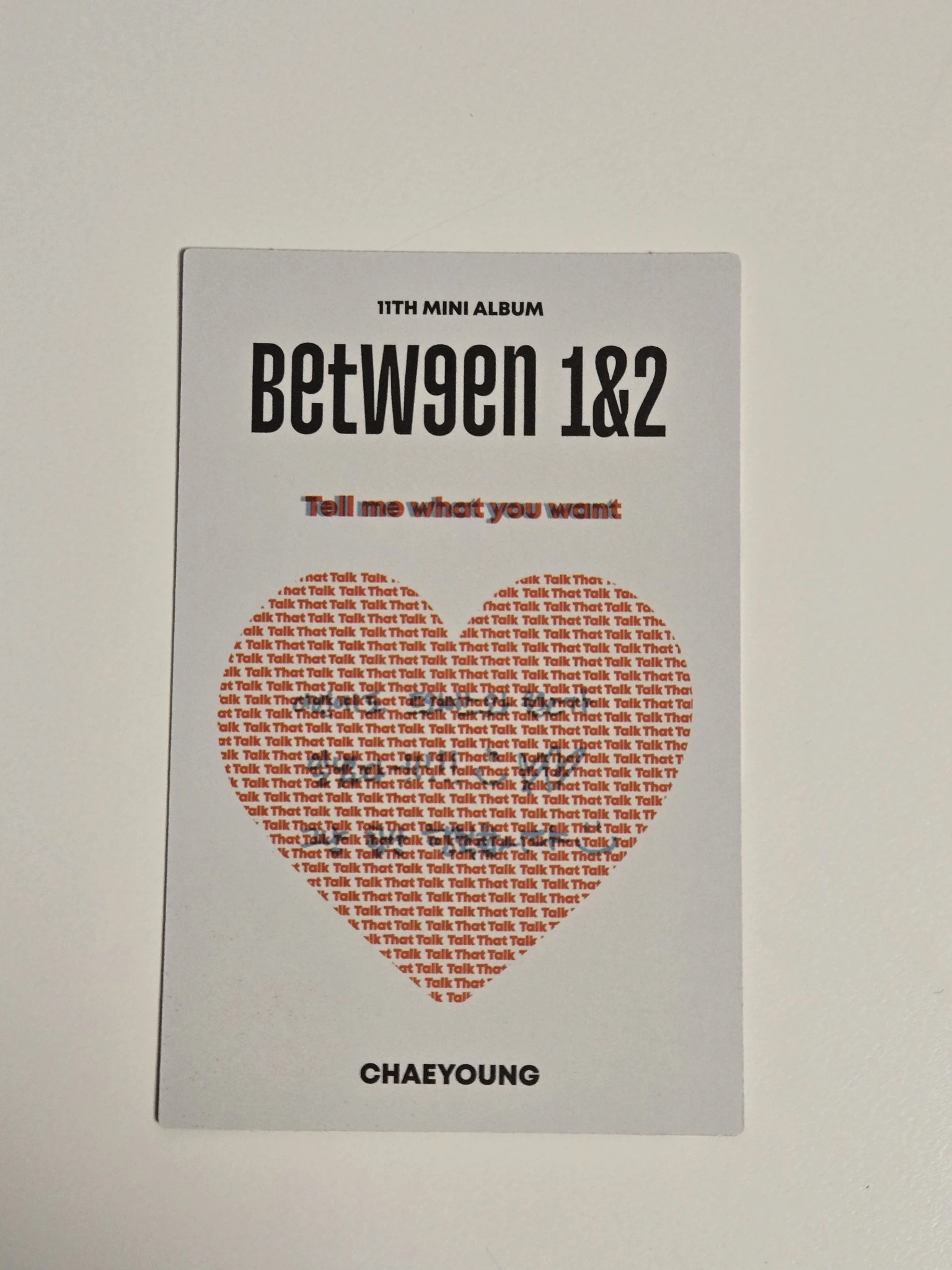 TWICE Chaeyoung TWICE-Chaeyoung-Album-BETWEEN 1&2 listing photo 2