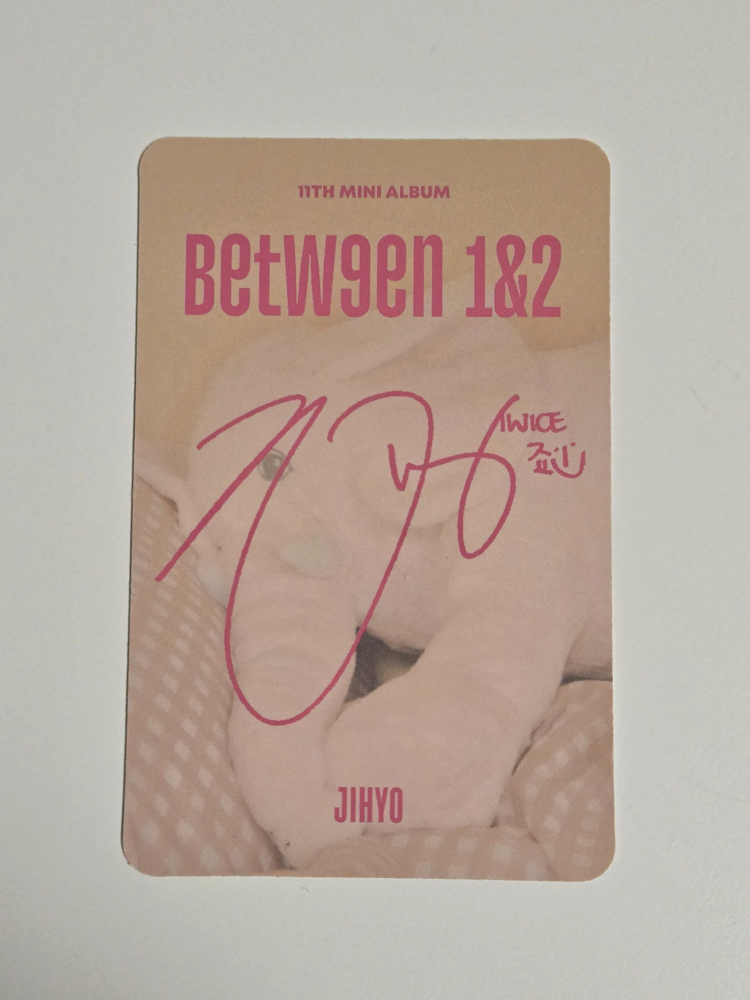 TWICE Jihyo TWICE-Jihyo-Album-BETWEEN 1&2 listing photo 2