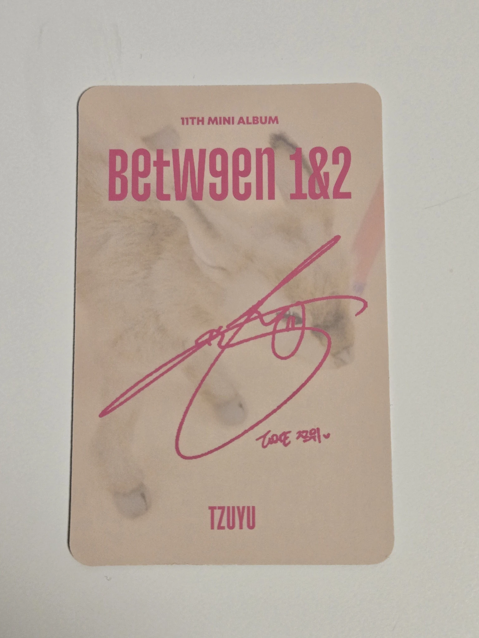 TWICE Tzuyu TWICE-Tzuyu-Album-BETWEEN 1&2 listing photo 2