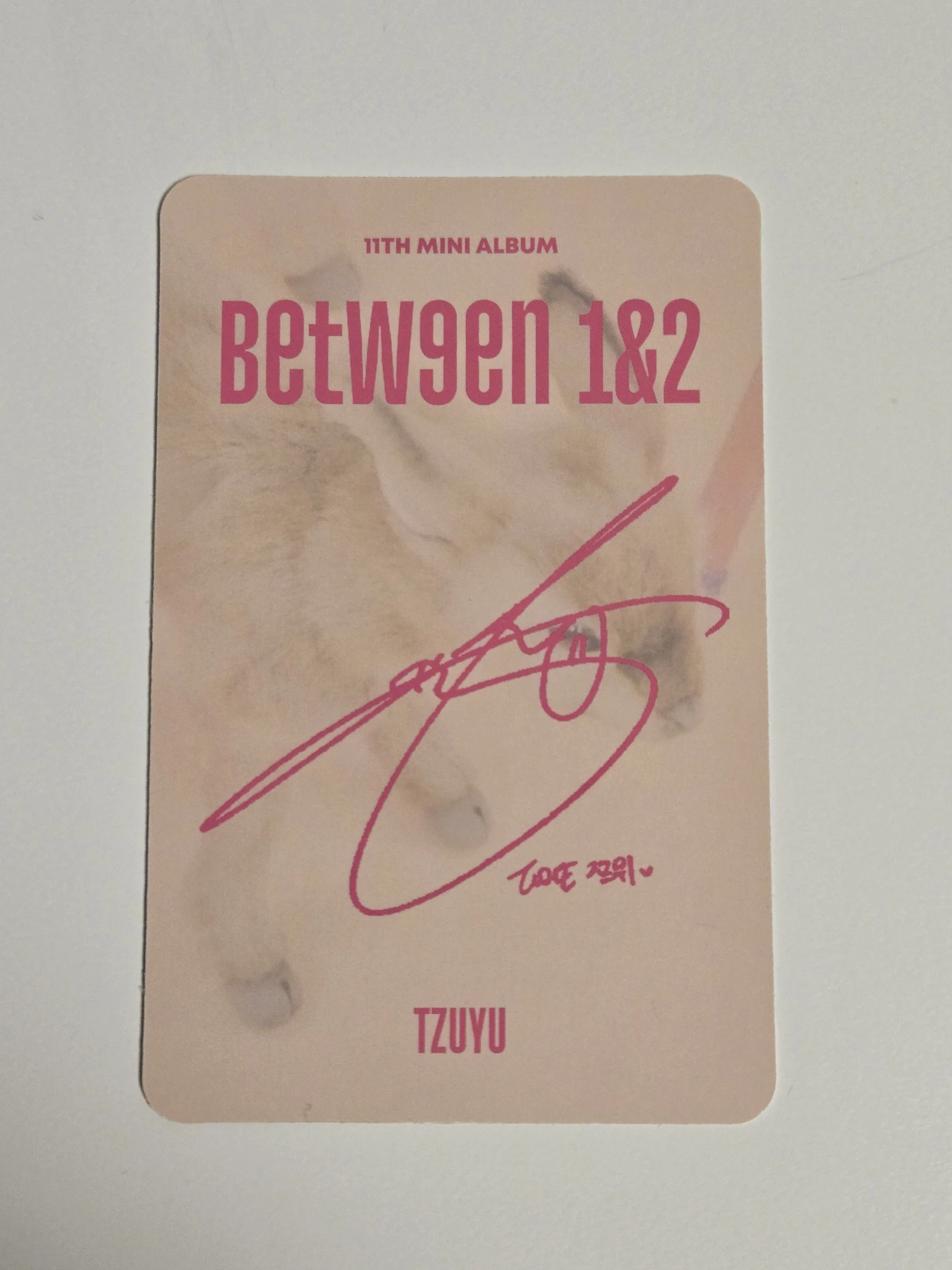 TWICE Tzuyu TWICE-Tzuyu-Album-BETWEEN 1&2 listing photo 2
