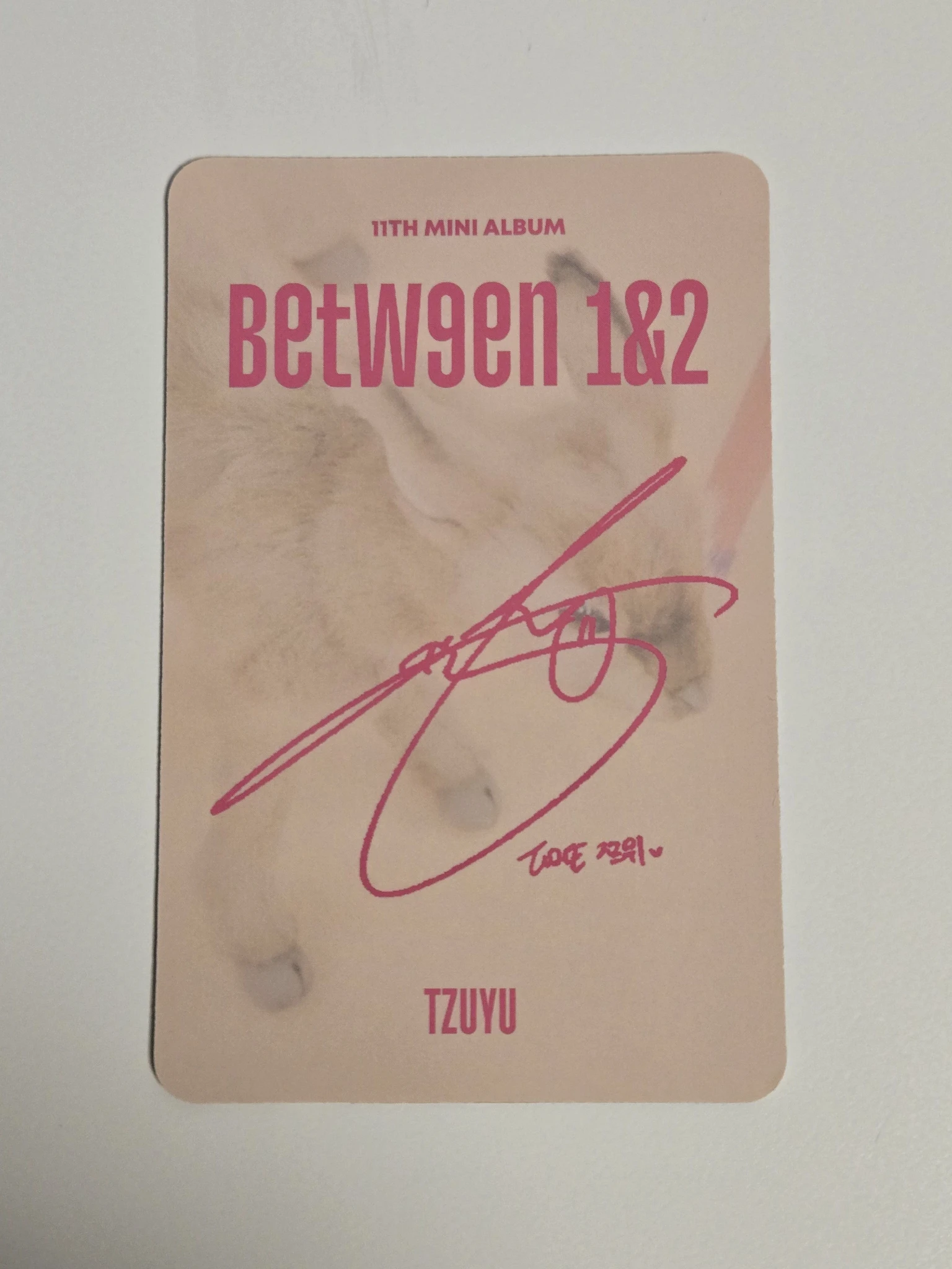 TWICE Tzuyu TWICE-Tzuyu-Album-BETWEEN 1&2 listing photo 2