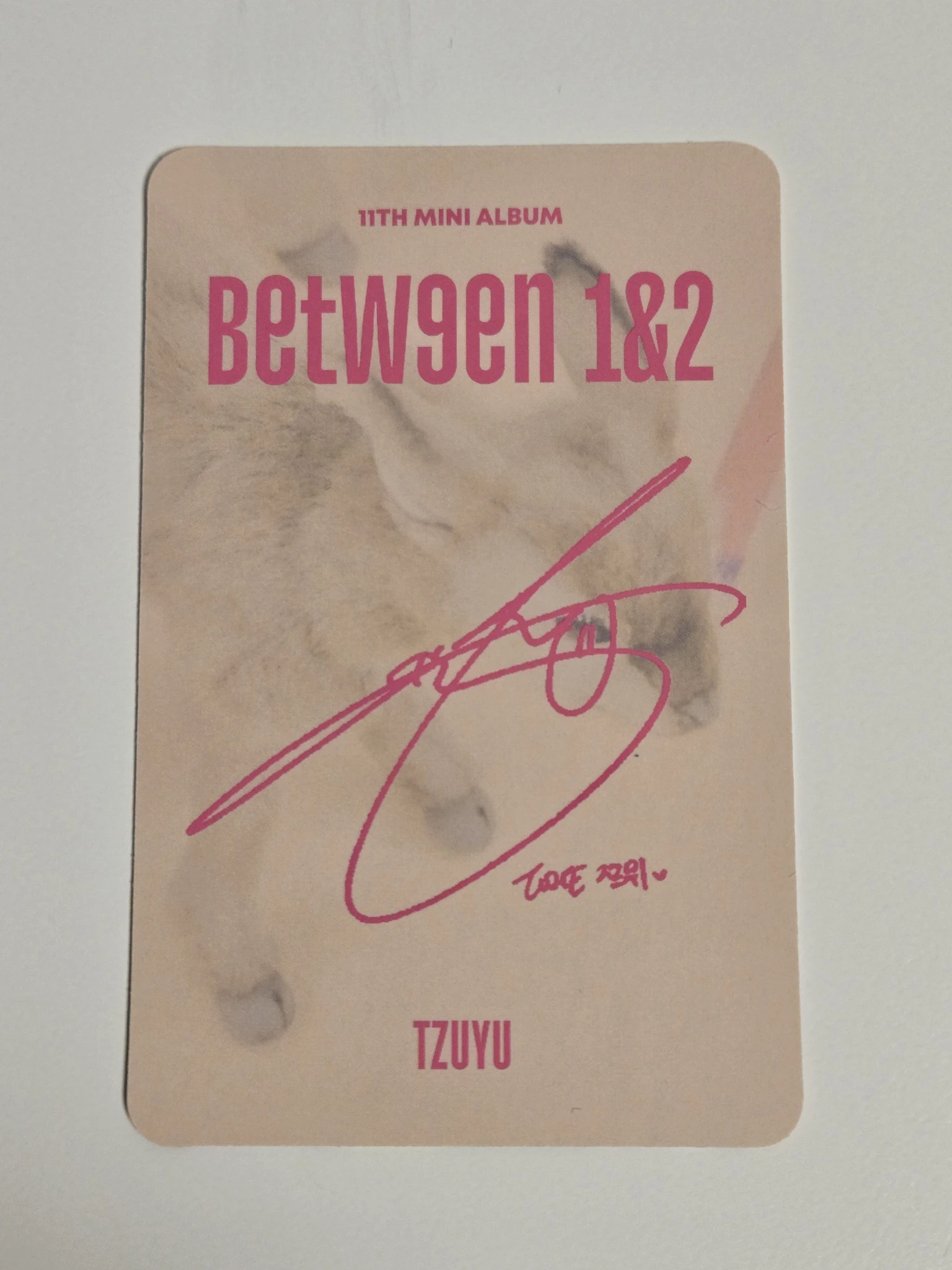 TWICE Tzuyu TWICE-Tzuyu-Album-BETWEEN 1&2 listing photo 2