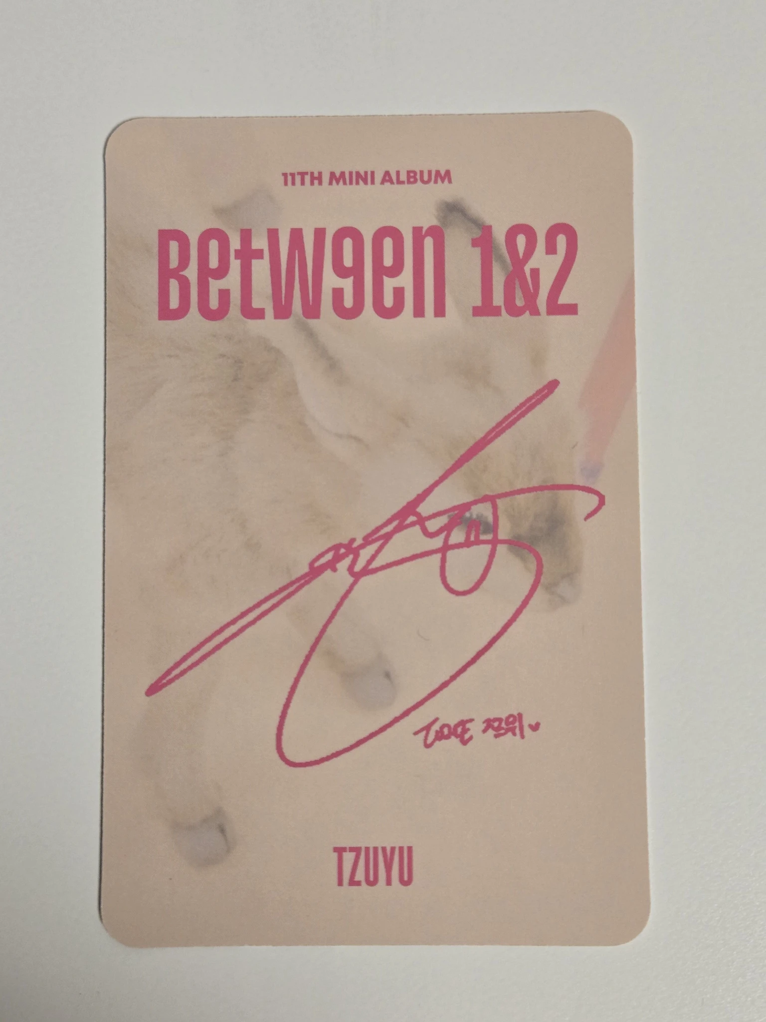 TWICE Tzuyu TWICE-Tzuyu-Album-BETWEEN 1&2 listing photo 2