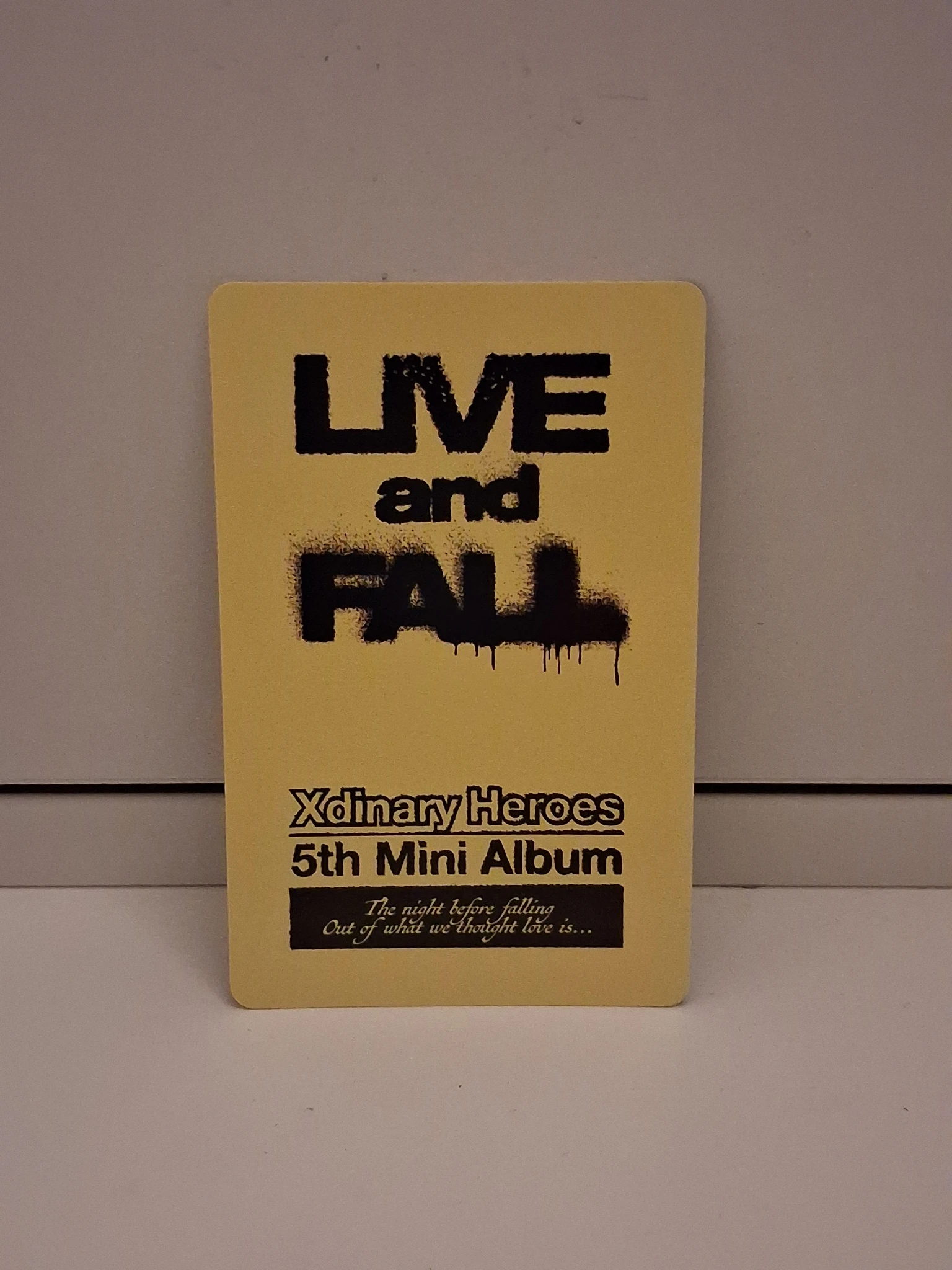 Xdinary Heroes Jun Han Xdinary Heroes - Jun Han - Live and Fall Album album photocard platform version live version listing photo 2