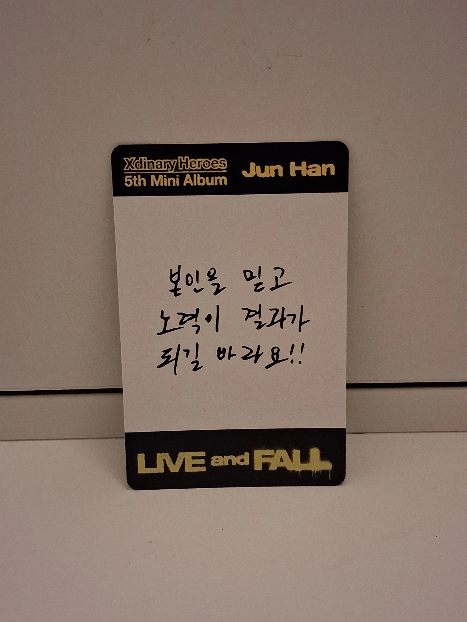 Xdinary Heroes Jun Han Xdinary Heroes - Jun Han - Live and Fall Album nemo version listing photo 2