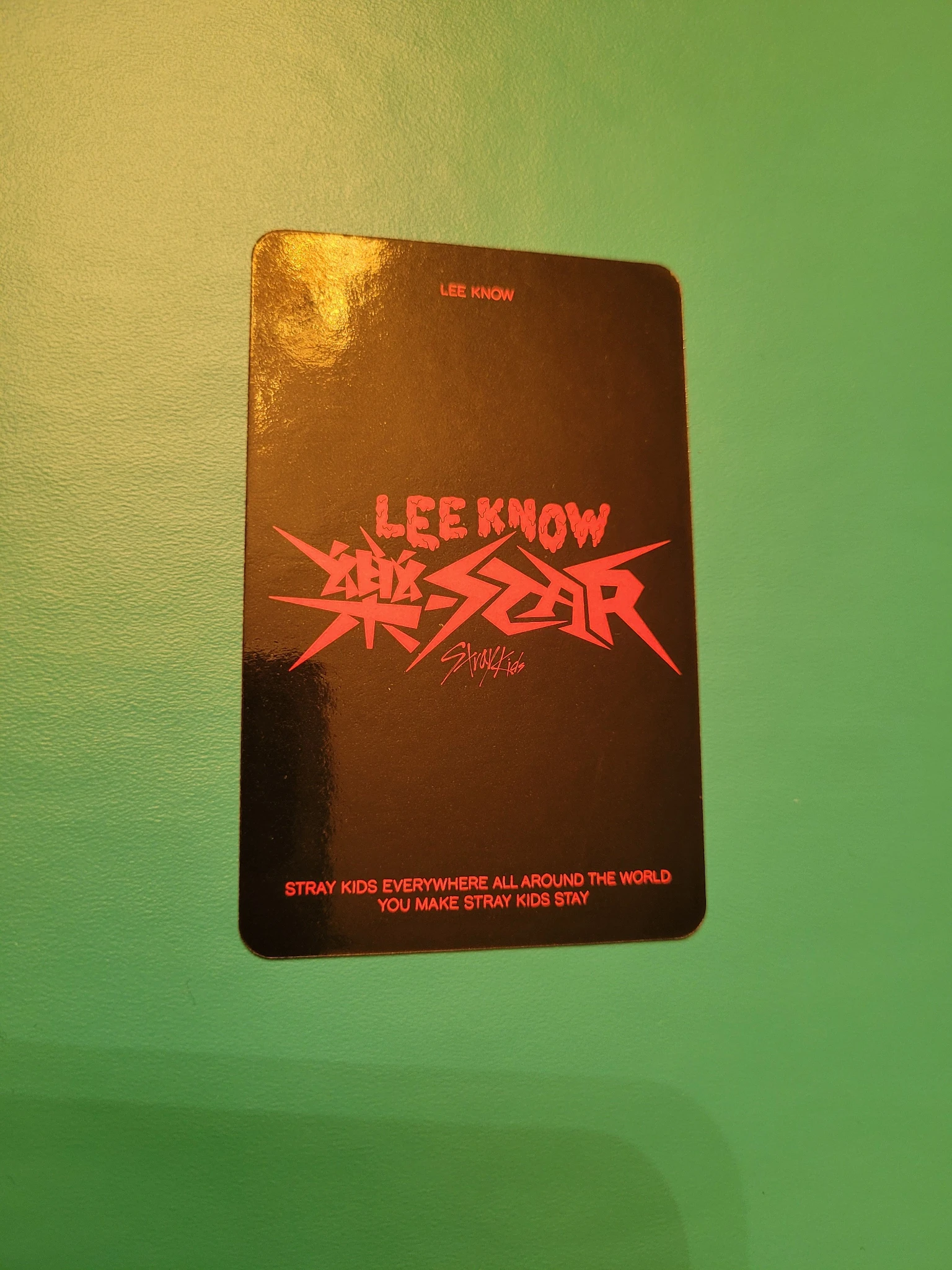 Stray Kids Lee Know Stray Kids - Lee Know - ROCK-STAR Album postcard version album photocard listing photo 2