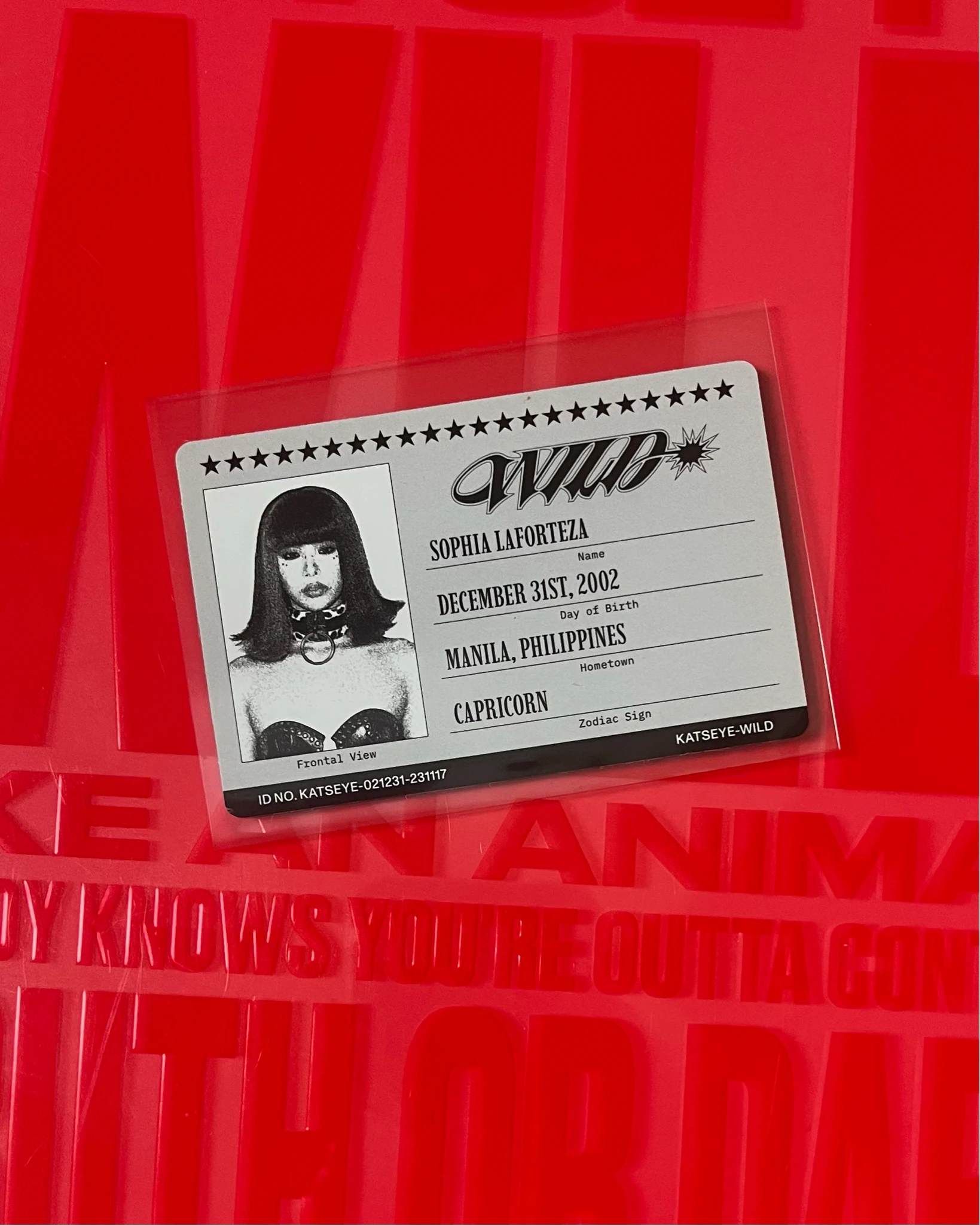 KATSEYE Sophia KATSEYE - Sophia - WILD Album album photocard listing photo 2