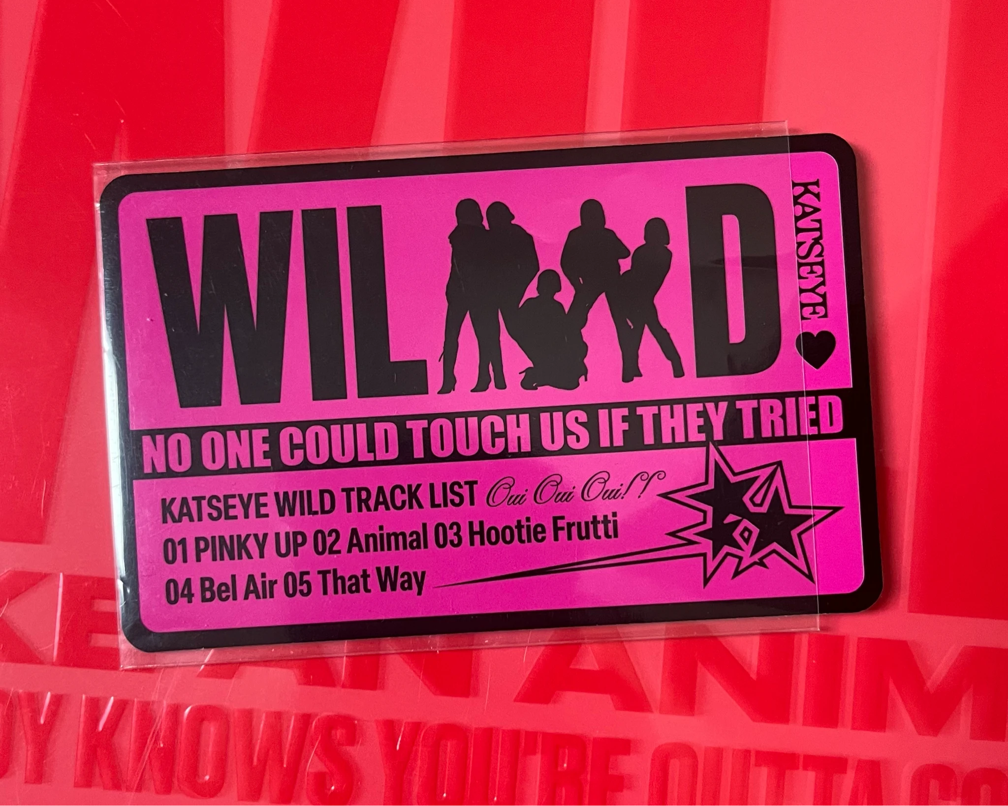 KATSEYE KATSEYE - WILD Album album photocard listing photo 2