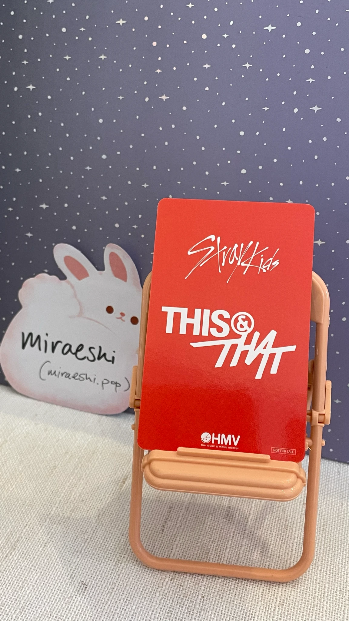 Stray Kids Seungmin Stray Kids - Seungmin - THIS & THAT Album A version hmv japan pob (pre-order benefit) holographic (hologram) listing photo 2