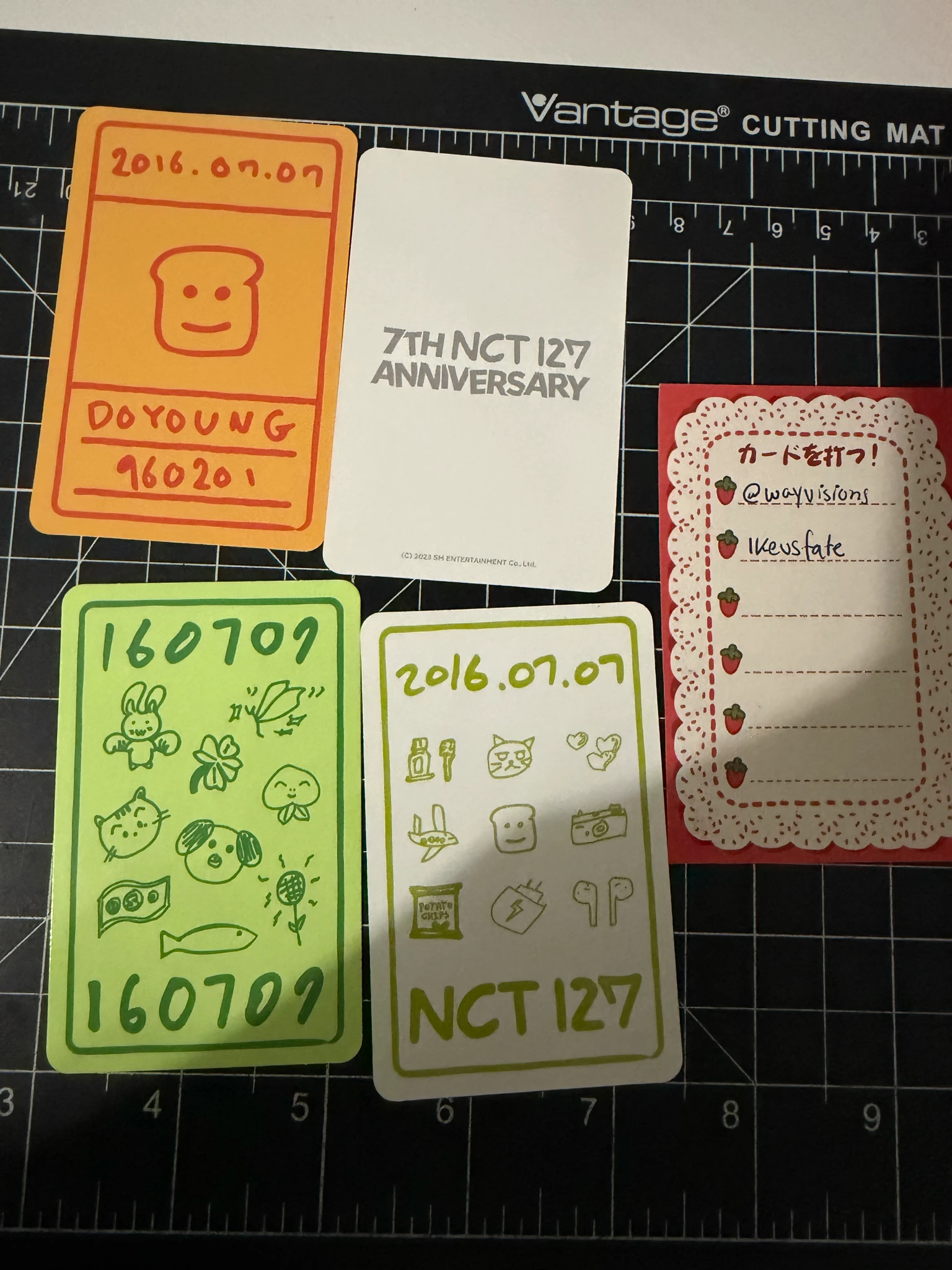 NCT 127 Doyoung NCT 127 - Doyoung - 6th anniversary Other merch photocard listing photo 2
