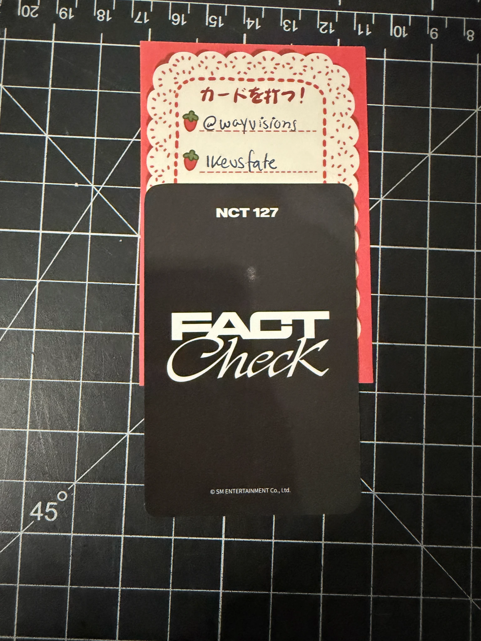NCT 127 Yuta NCT 127 - Yuta - Fact Check Album lucky draw ktown4u listing photo 2