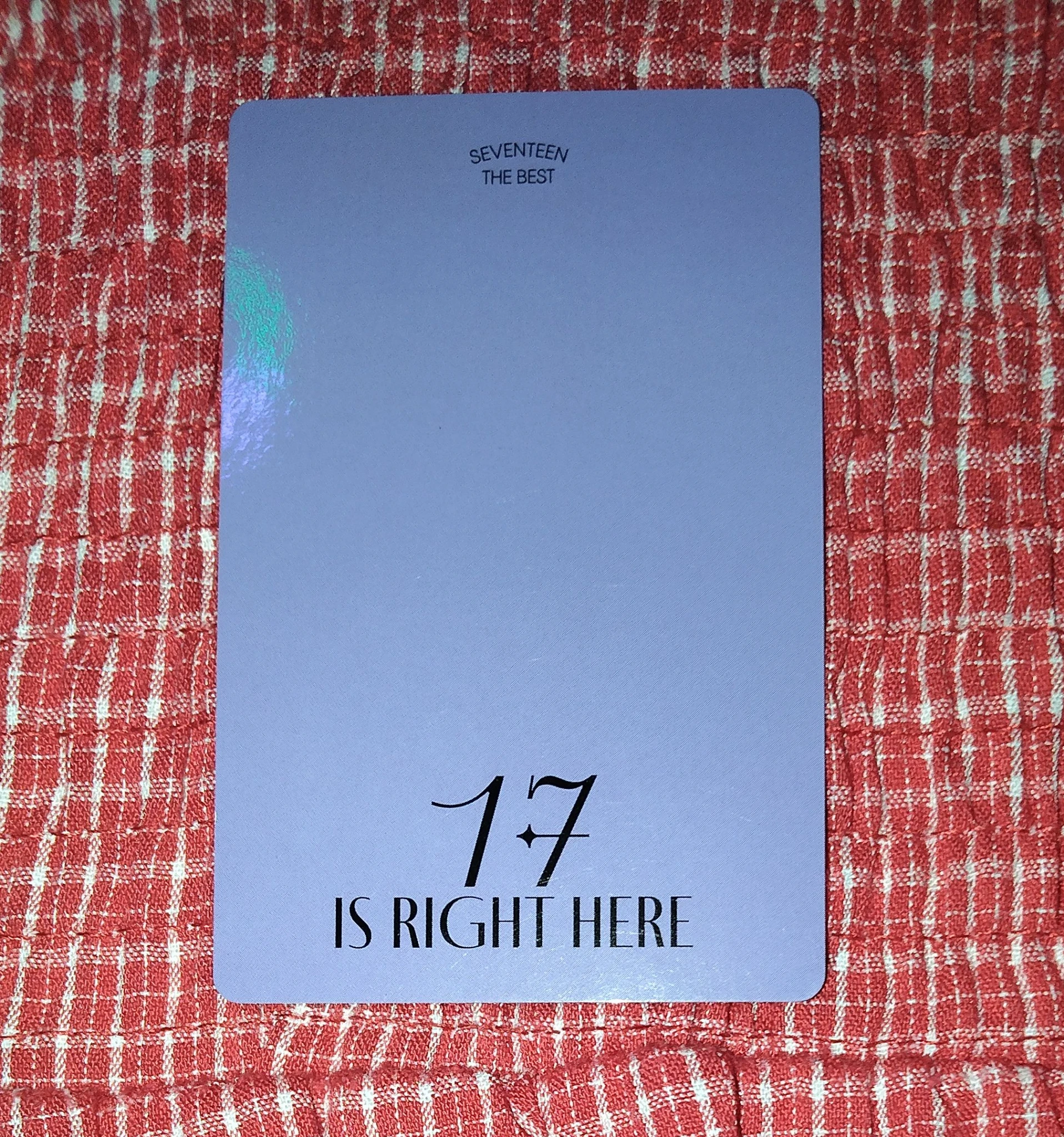 SEVENTEEN Hoshi SEVENTEEN - Hoshi - 17 IS RIGHT HERE Album target exclusive listing photo 2