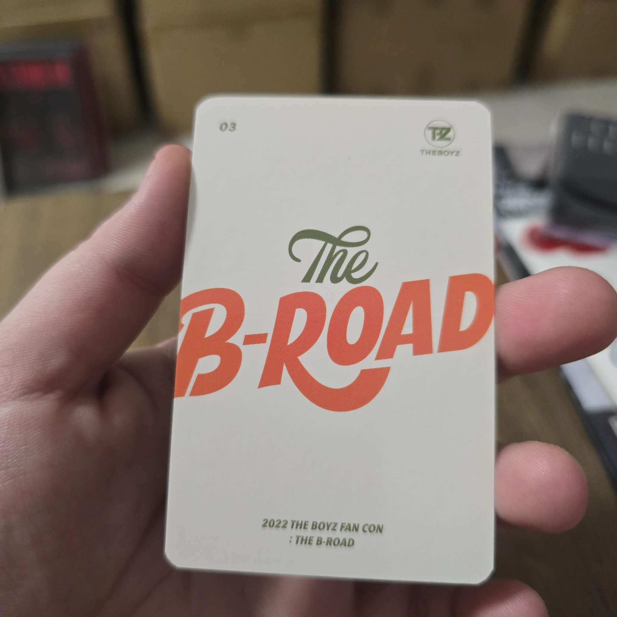 THE BOYZ Younghoon THE BOYZ - Younghoon - 2022 Fan-Con: The B-Road Event trading card listing photo 2