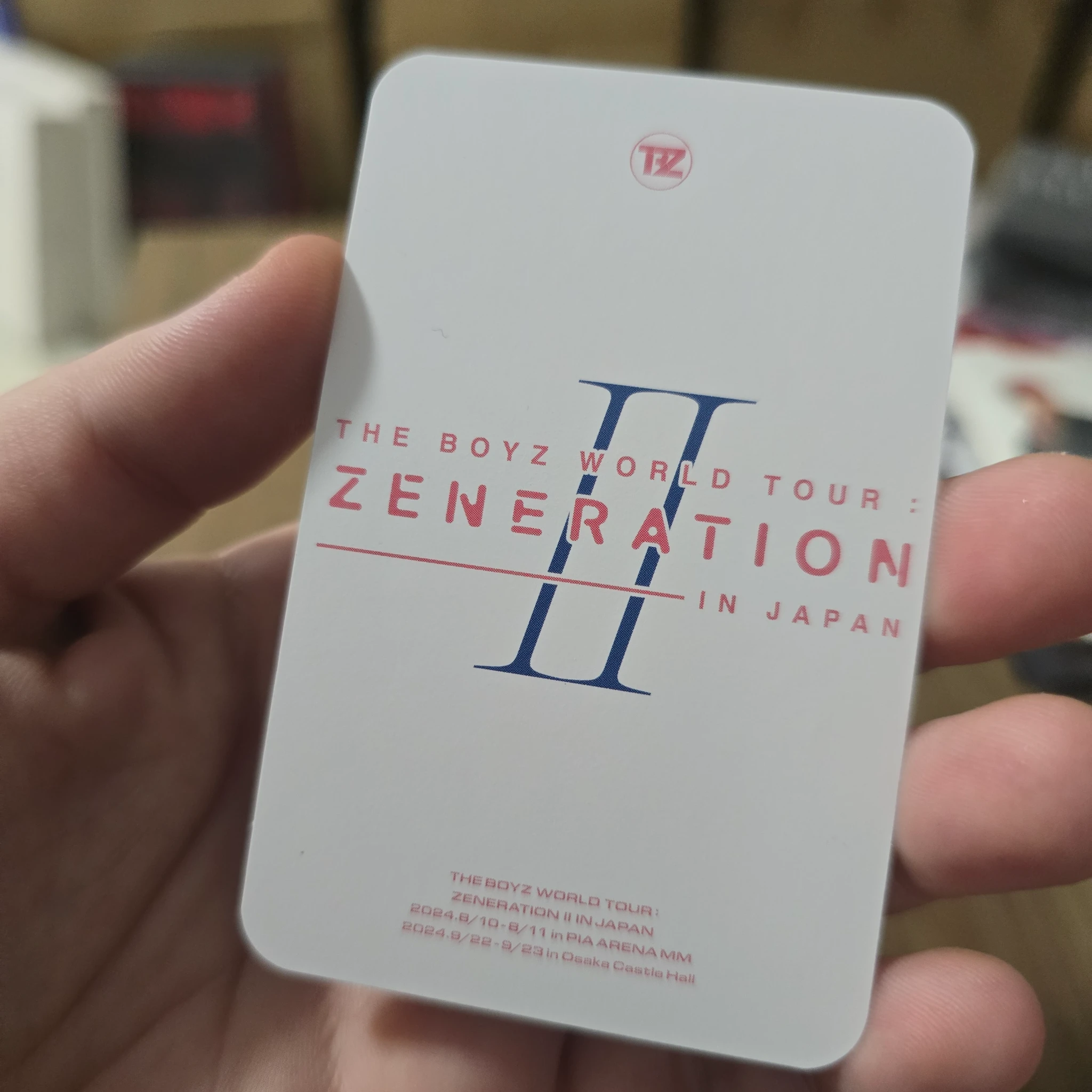THE BOYZ THE BOYZ - Jacob & Hyunjae & Sunwoo - WORLD TOUR: Zeneration 2 Event japan trading card listing photo 2