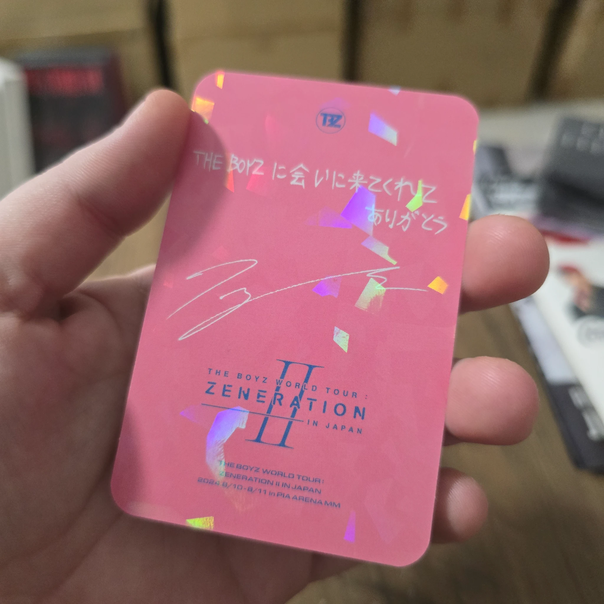 THE BOYZ Juyeon THE BOYZ - Juyeon - WORLD TOUR: Zeneration 2 Event japan photocard set listing photo 2
