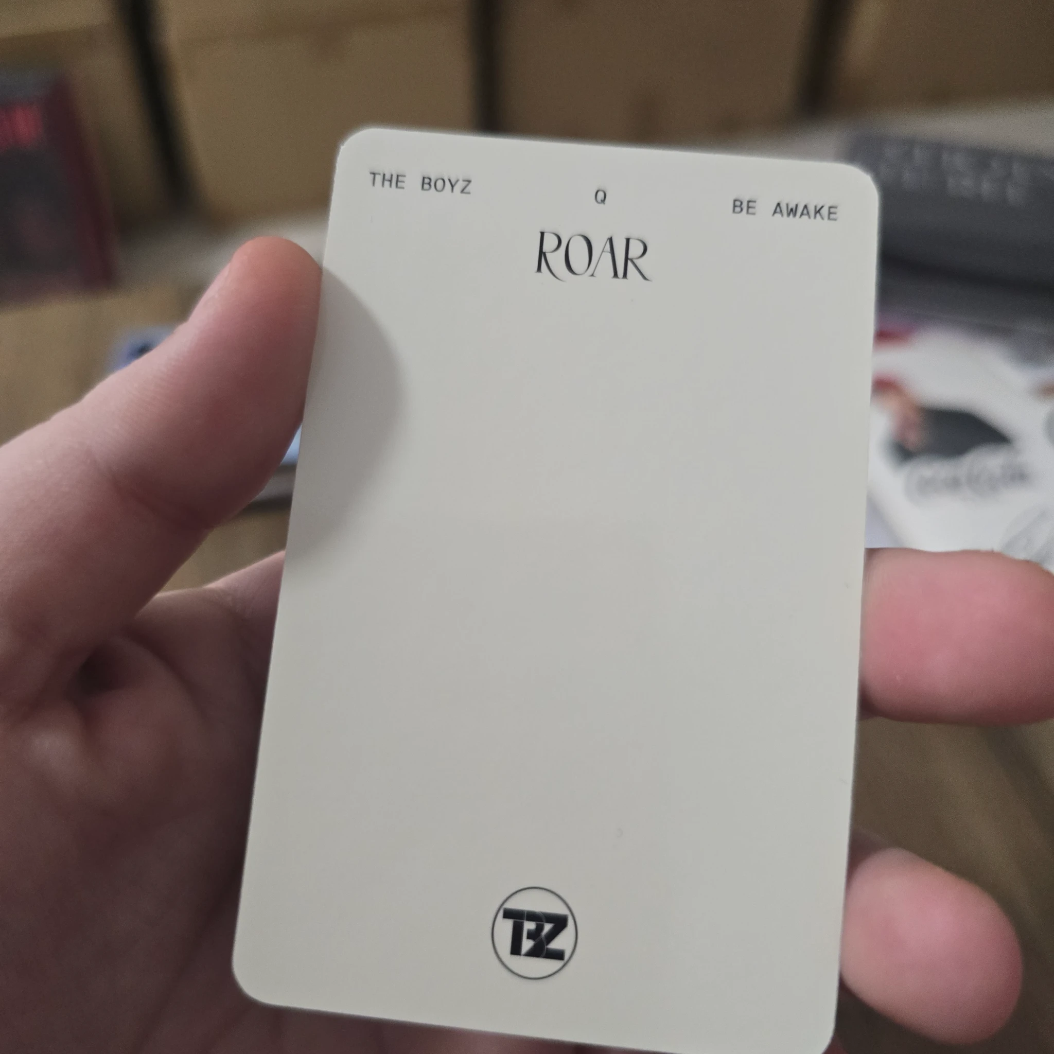 THE BOYZ Q THE BOYZ - Q - Be Awake Album platform version non-random album photocard reason version listing photo 2