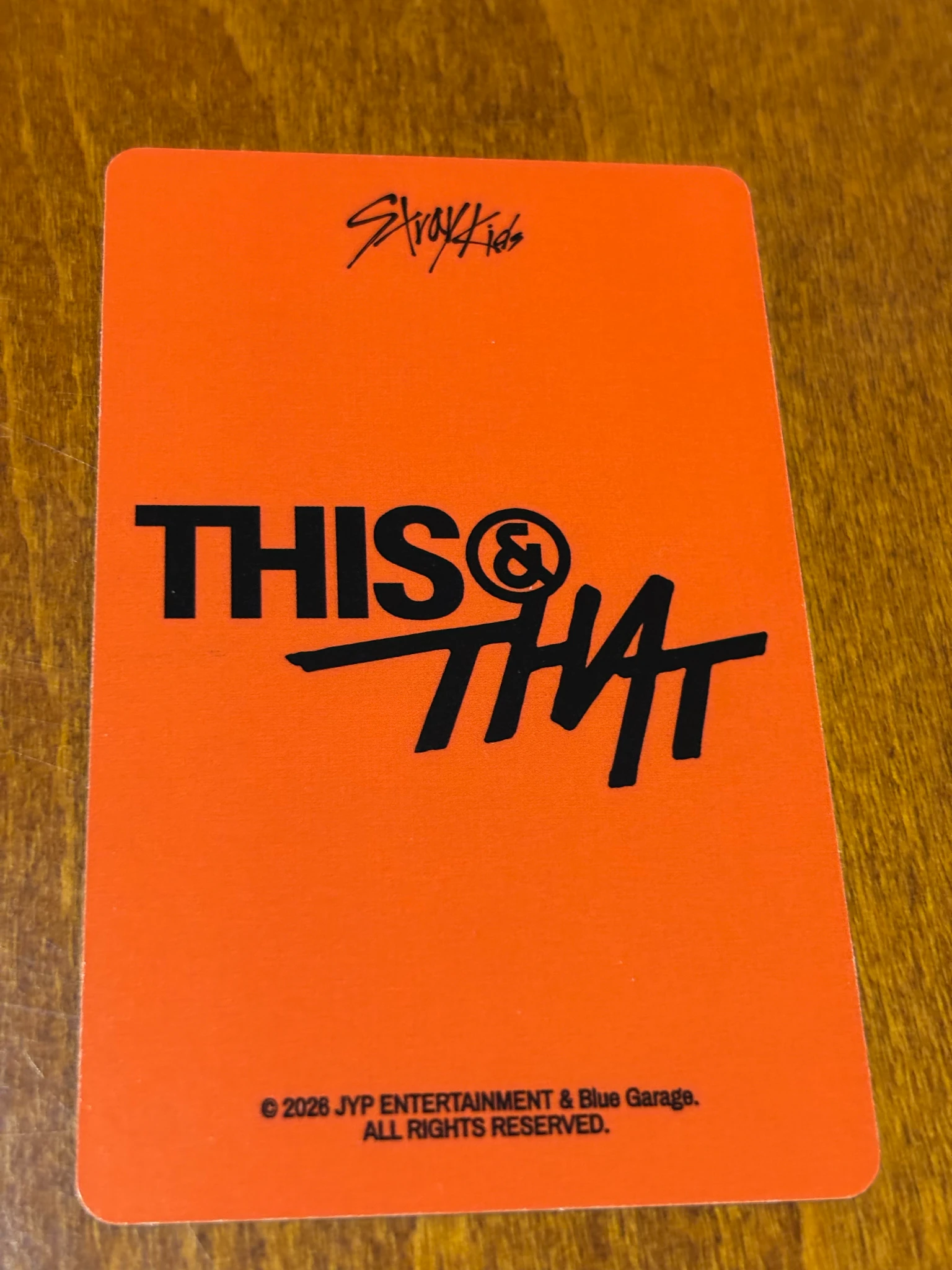 Stray Kids I.N Stray Kids - I.N - This & That Album pob (pre-order benefit) jyp/fans shop listing photo 2