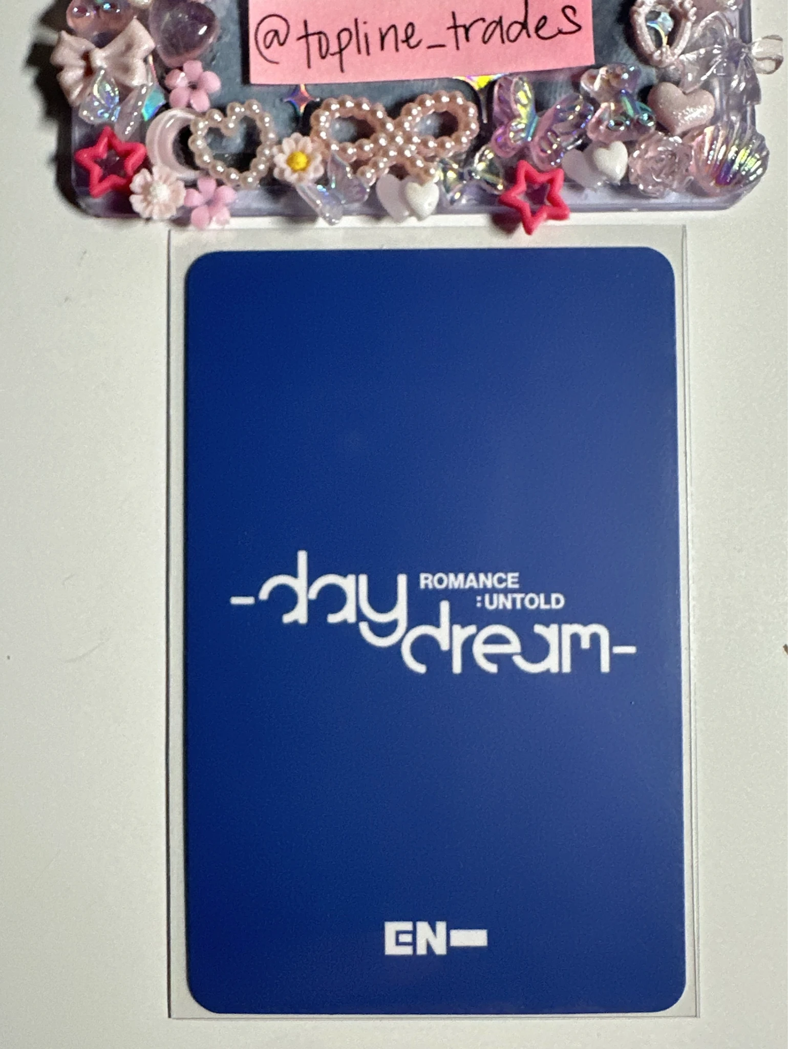 ENHYPEN Sunoo ENHYPEN - Sunoo - ROMANCE: UNTOLD-DAYDREAM- Album apple music pre-order benefit (pob) listing photo 2