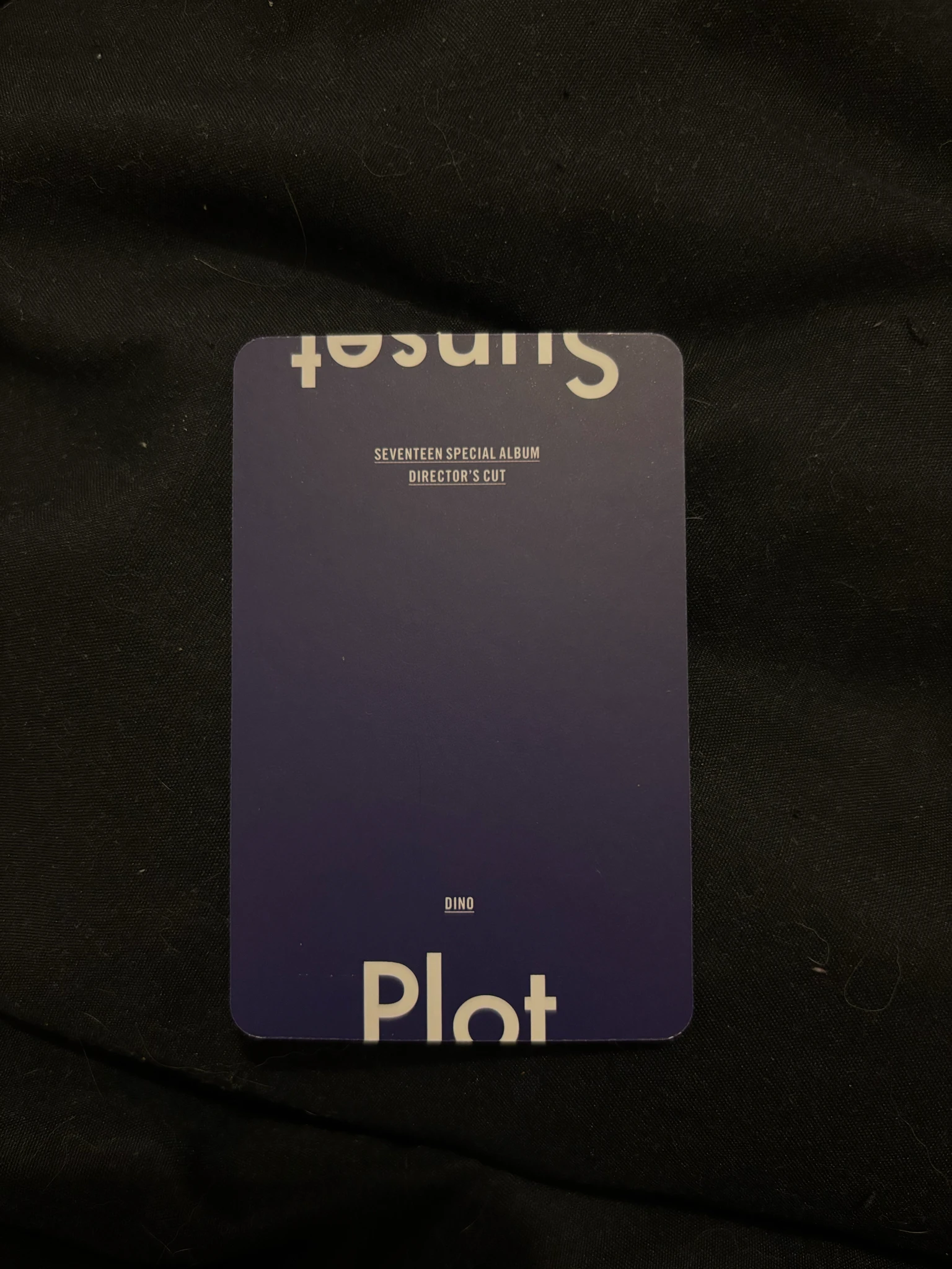 SEVENTEEN Dino SEVENTEEN - Dino - DIRECTOR'S CUT Album plot version album photocard listing photo 2