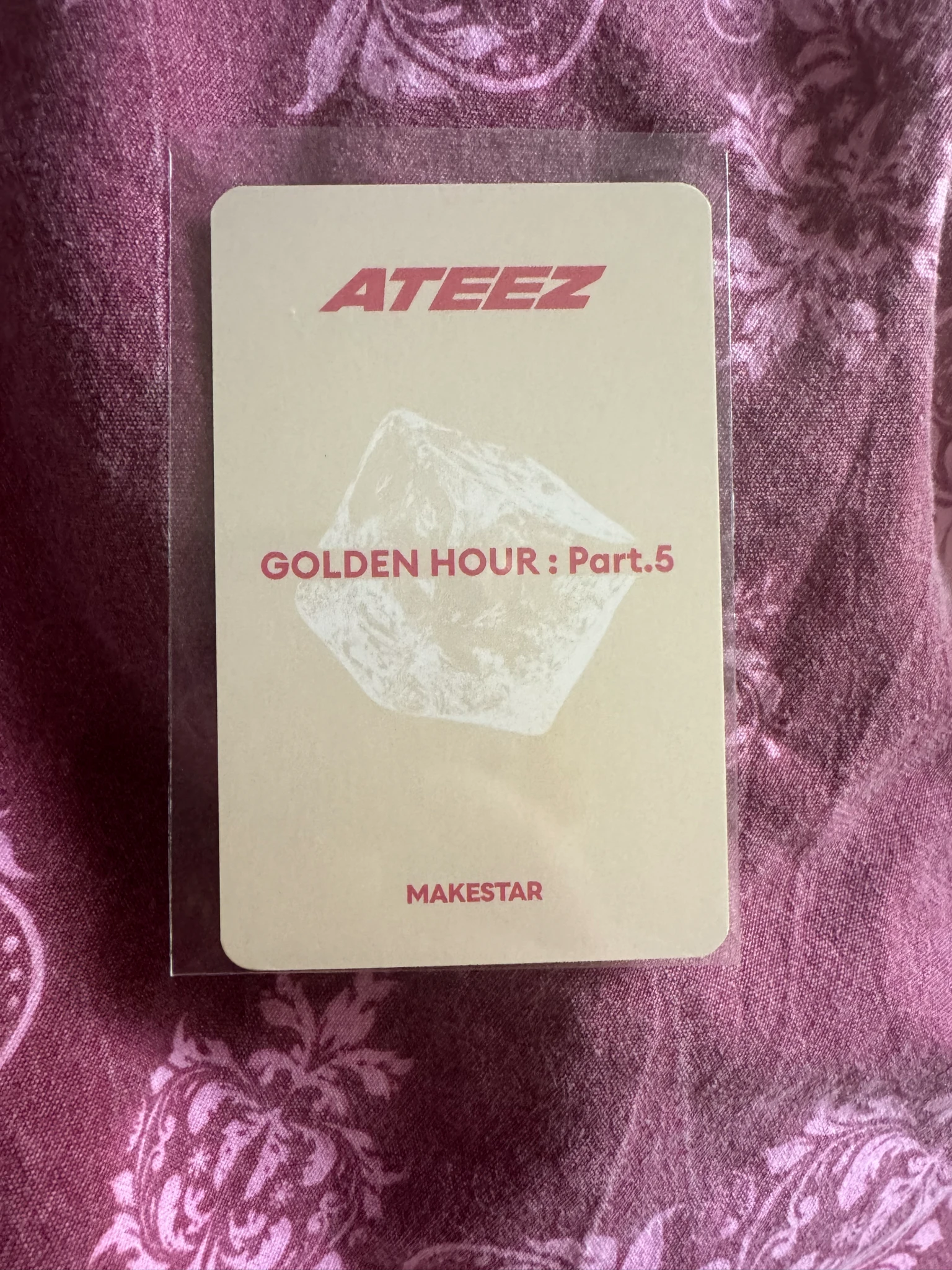 ATEEZ ATEEZ - Yunho & San - GOLDEN HOUR : Part.5 Album makestar cd player unit version pob (pre-order benefit) listing photo 2