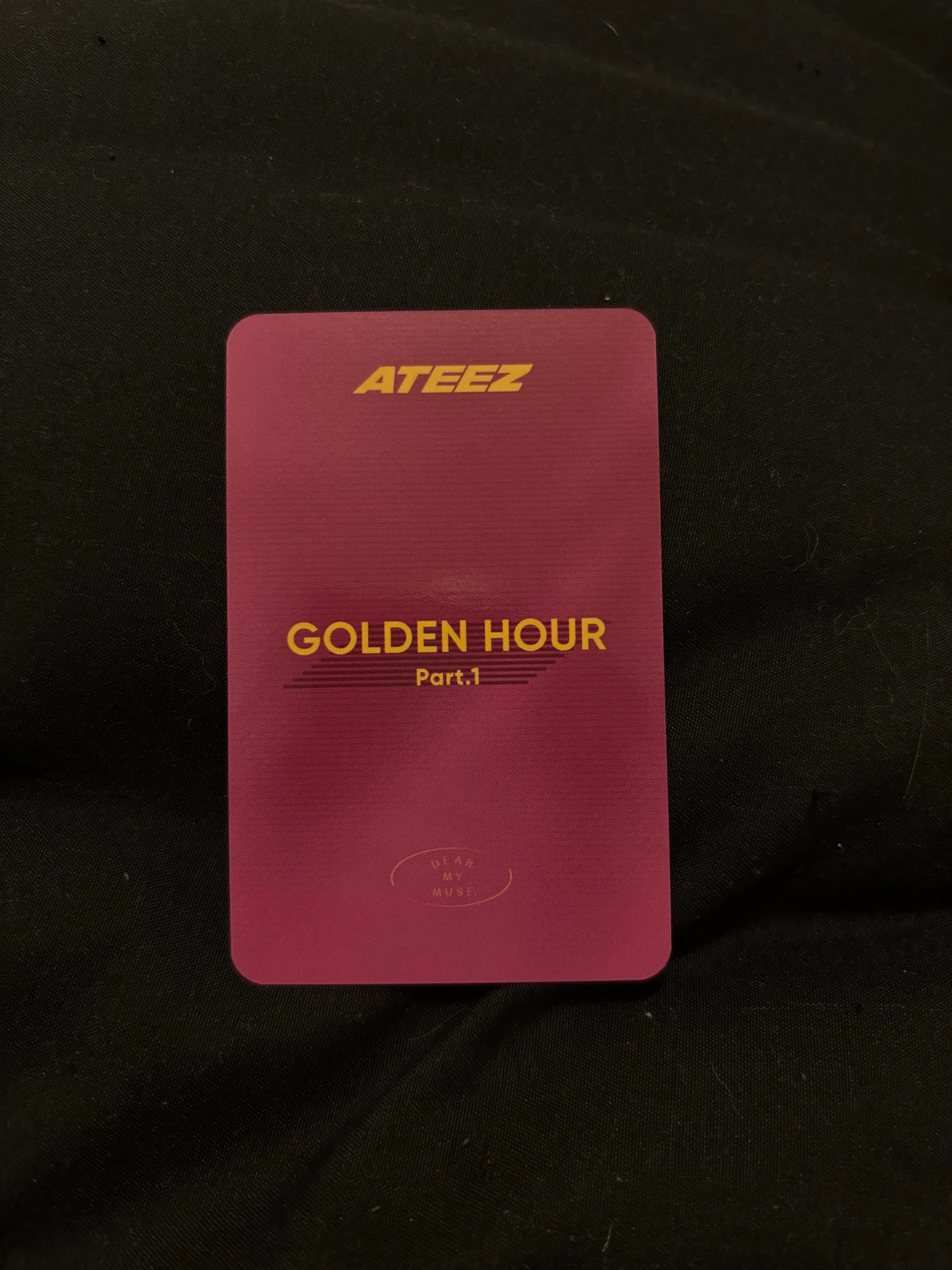 ATEEZ Yunho ATEEZ - Yunho - Golden Hour : Part.1 Album pre-order benefit dear my muse listing photo 2