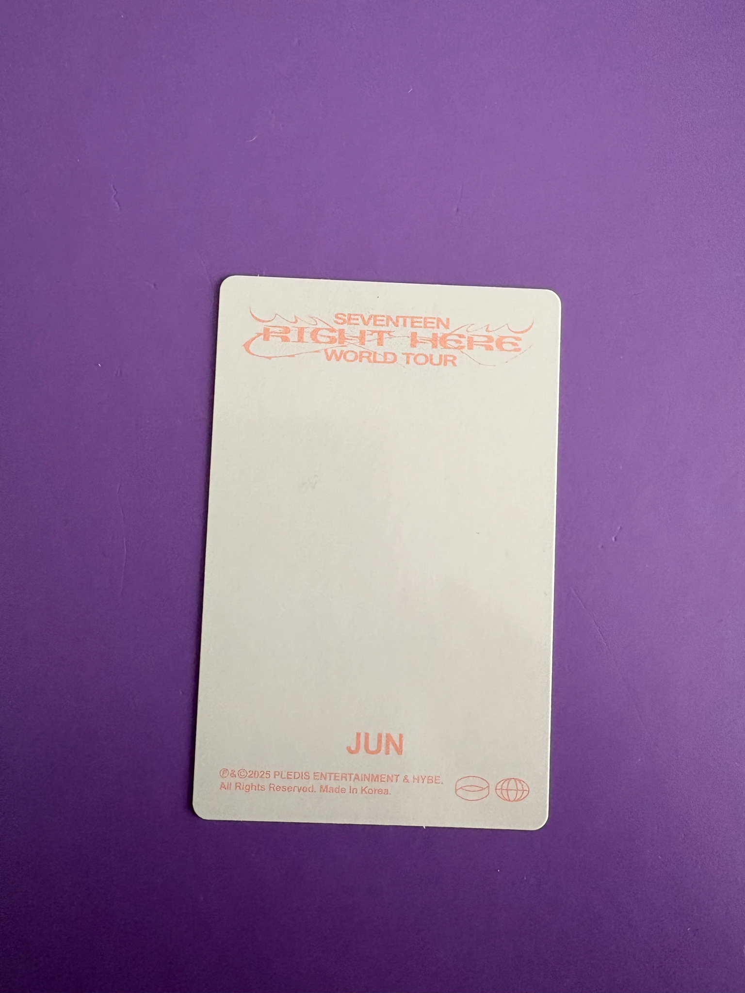 SEVENTEEN Jun SEVENTEEN - Jun - [RIGHT HERE] World Tour Event dvd inclusion listing photo 2